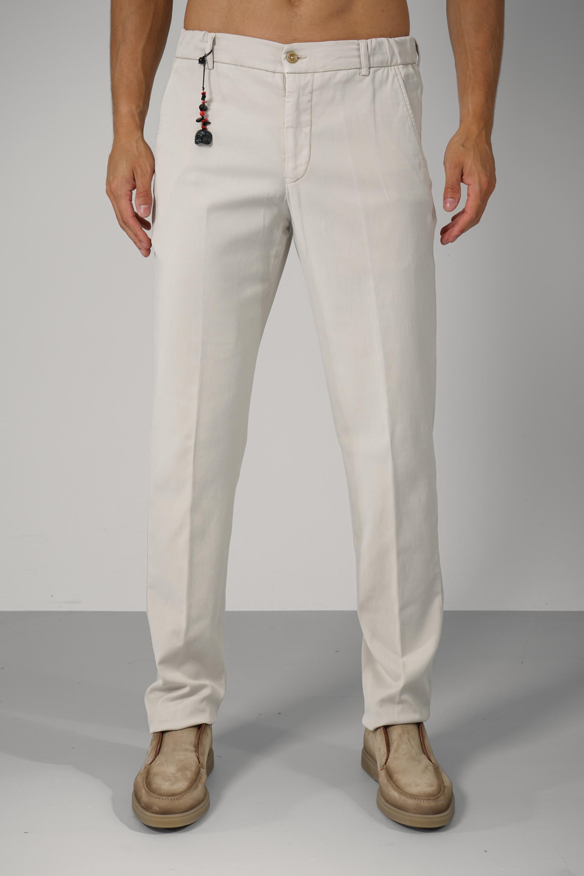 Marco Pescarolo  Manu Zip Trousers – MP02 light grey