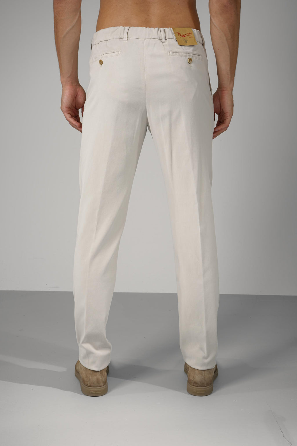 Marco Pescarolo  Manu Zip Trousers – MP02 light grey