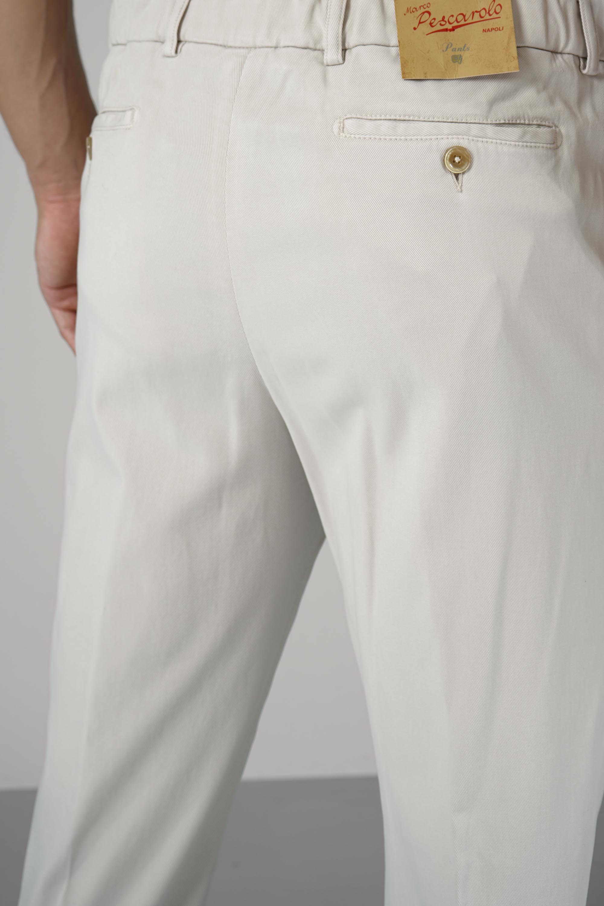 Marco Pescarolo  Manu Zip Trousers – MP02 light grey