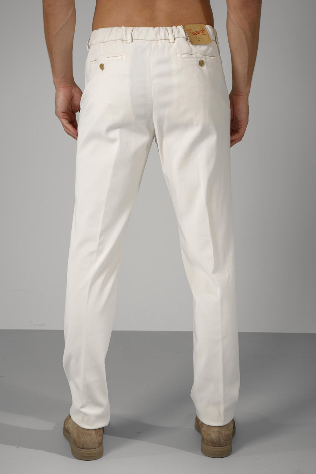 Marco Pescarolo  Manu Zip Trousers – MP05 off white
