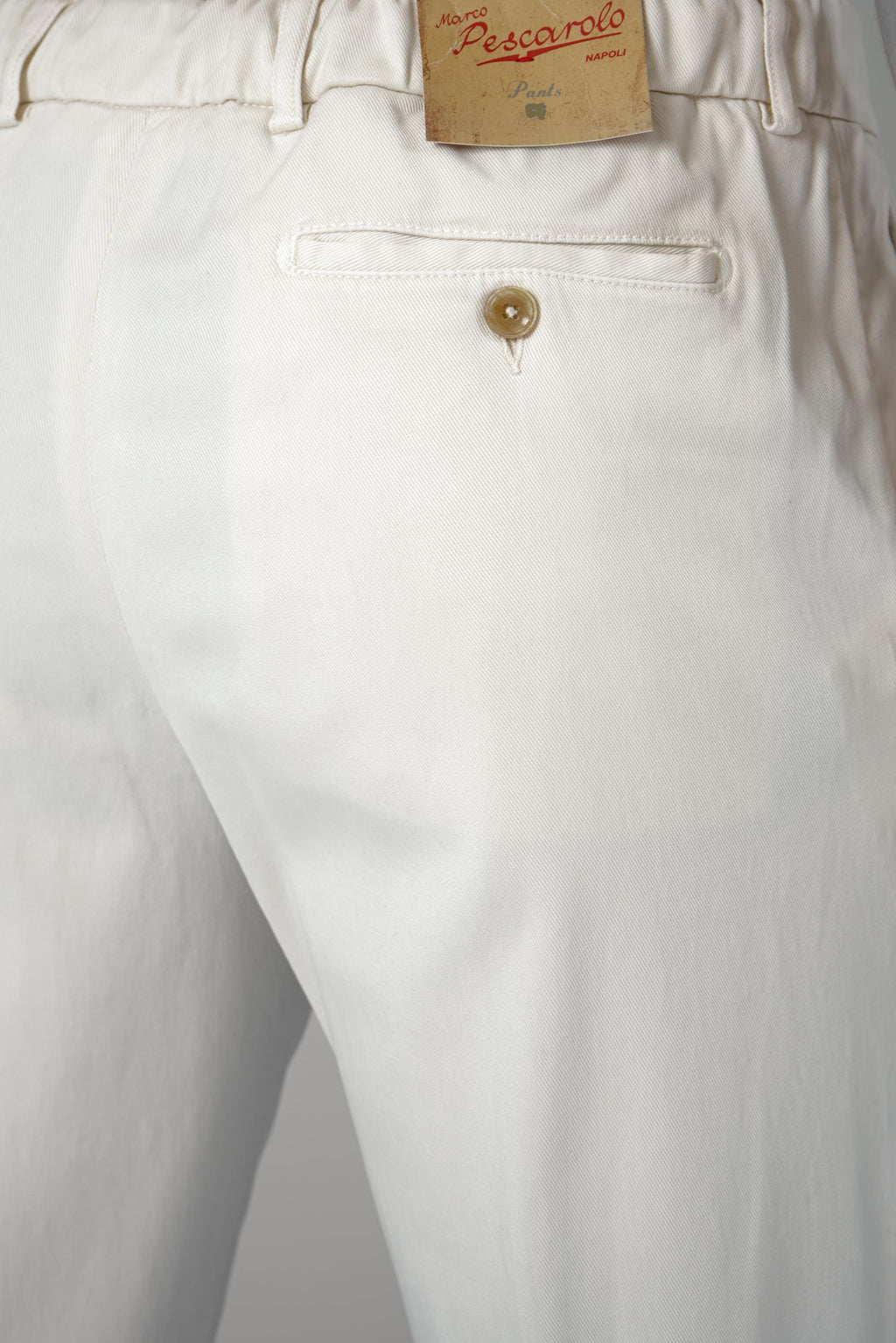 Marco Pescarolo  Manu Zip Trousers – MP05 off white