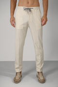 Marco Pescarolo  Caracciolo Zip+ris Trousers – 01 beige