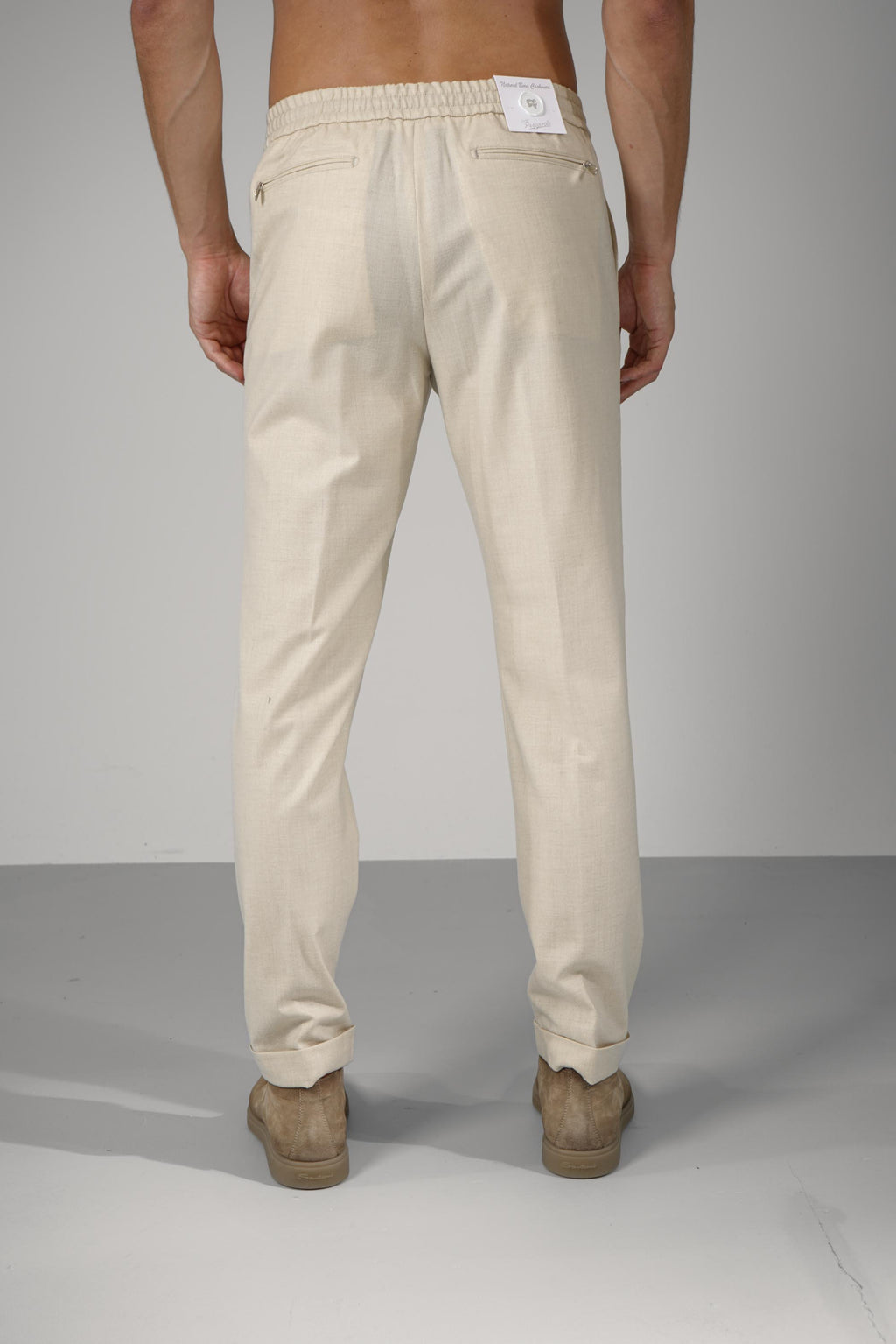 Marco Pescarolo  Caracciolo Zip+ris Trousers – 01 beige