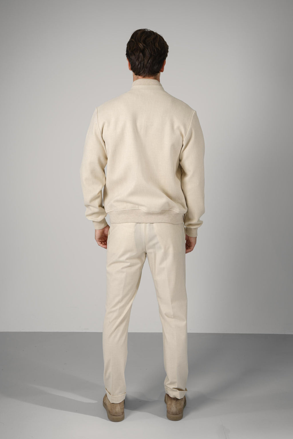 Marco Pescarolo  Icon Zip Jacket – 01 beige