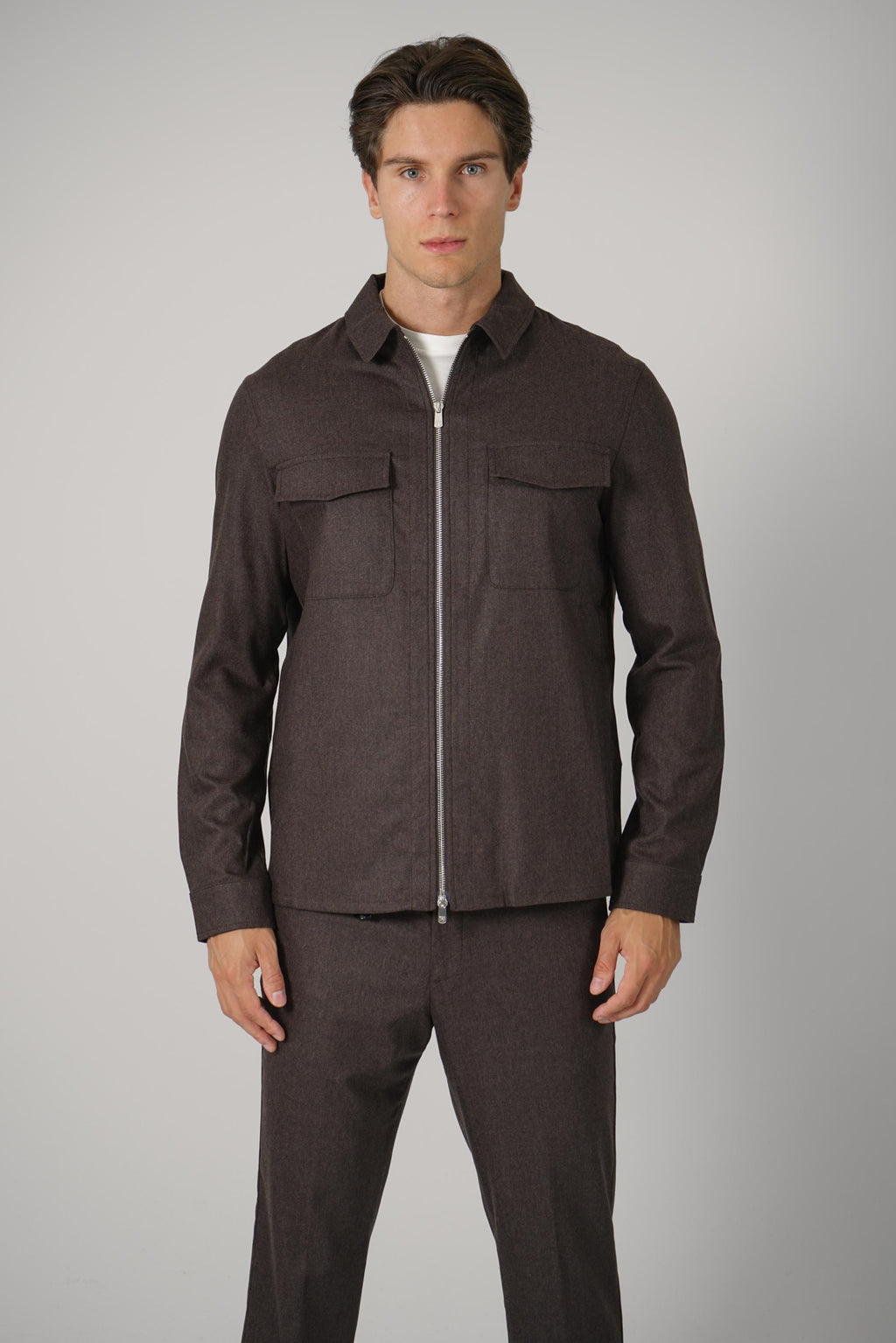 Marco Pescarolo Urus Zip Jacket – 19 brown