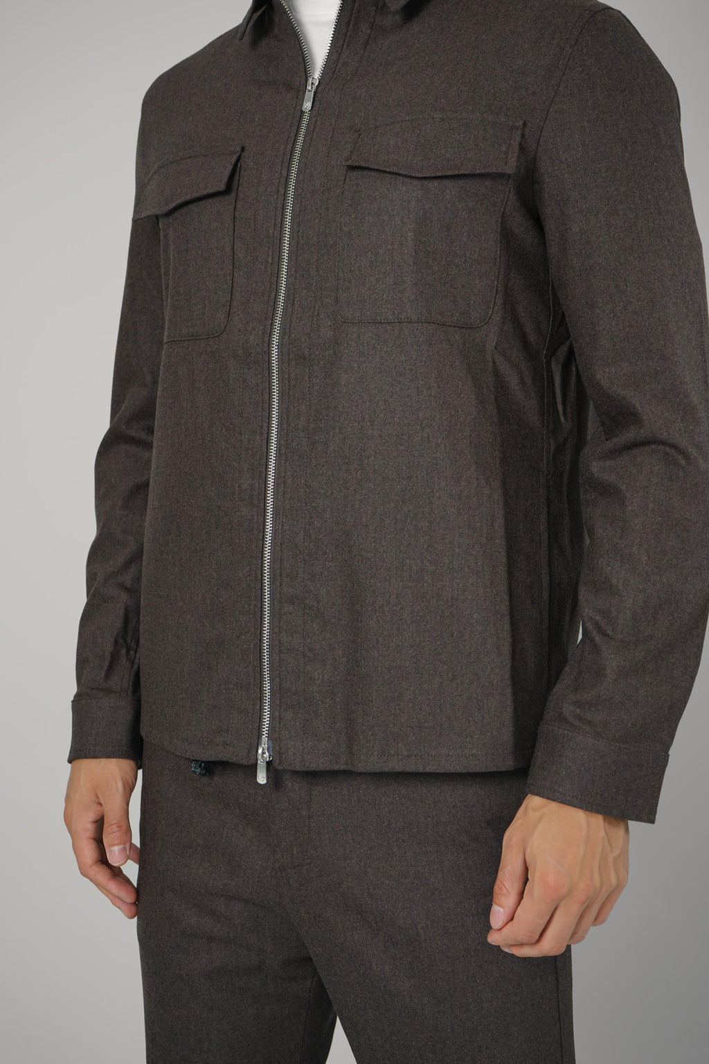 Marco Pescarolo Urus Zip Jacket – 19 brown