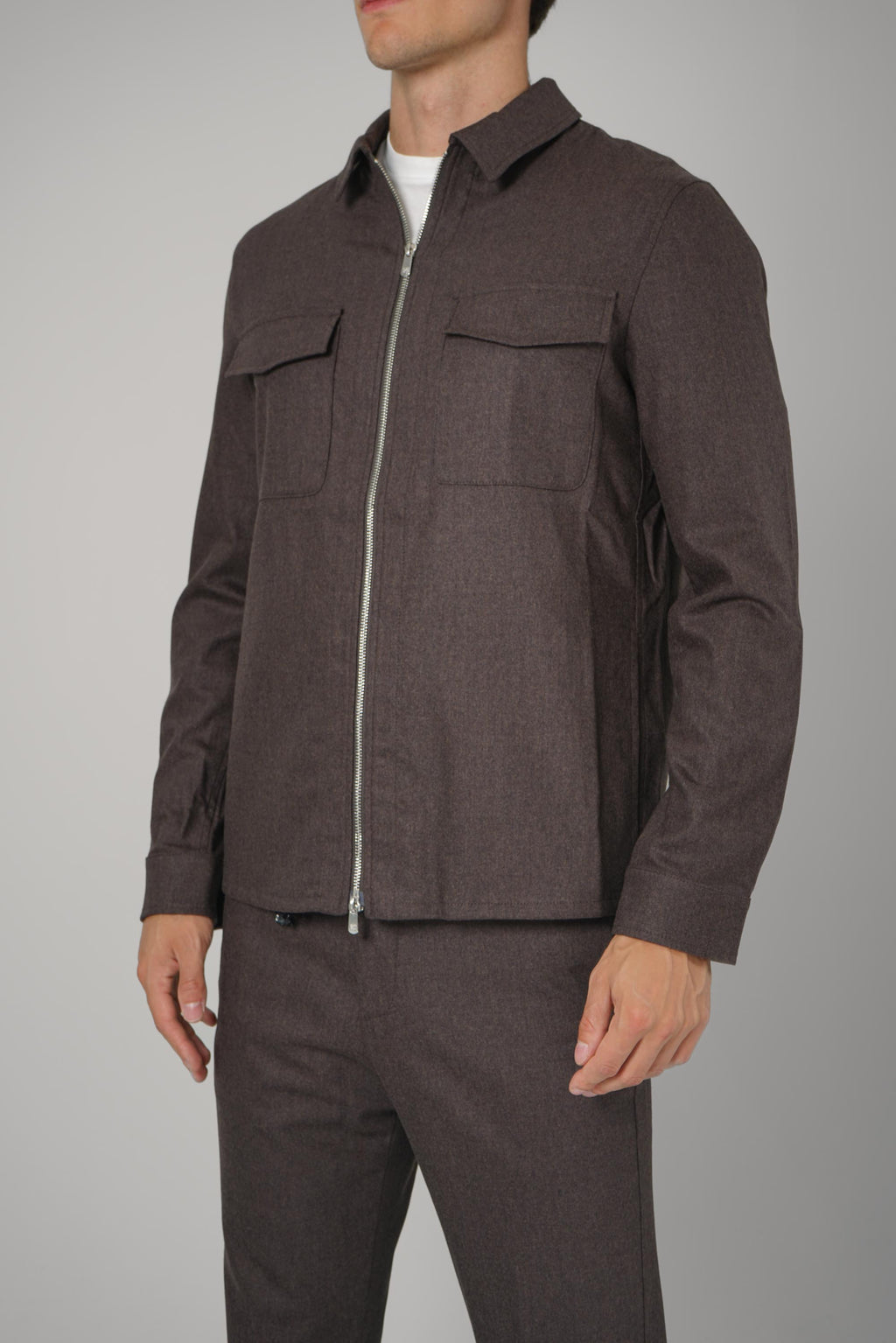 Marco Pescarolo Urus Zip Jacket – 19 brown