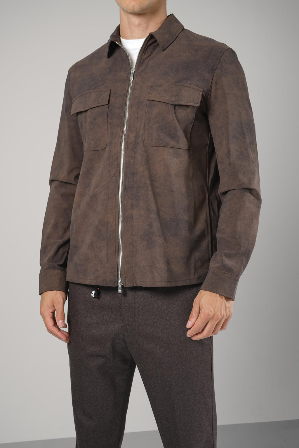 Marco Pescarolo  Urus Zip Jacket – 02 brown