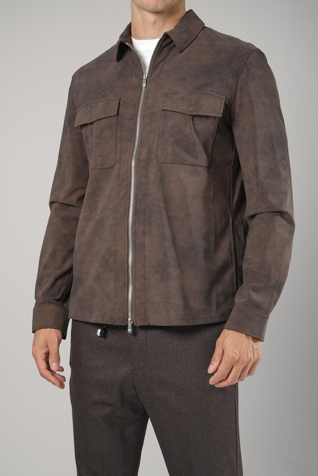 Marco Pescarolo  Urus Zip Jacket – 02 brown