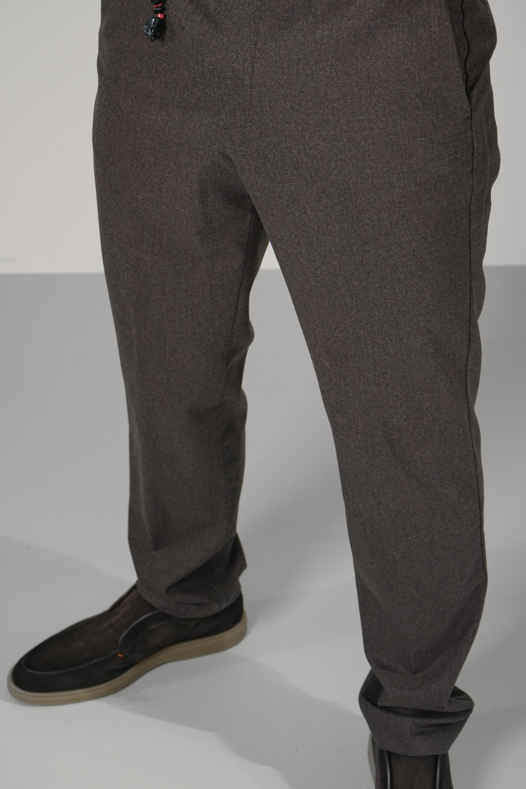 Marco Pescarolo  Vento Zip Trousers – 19 brown