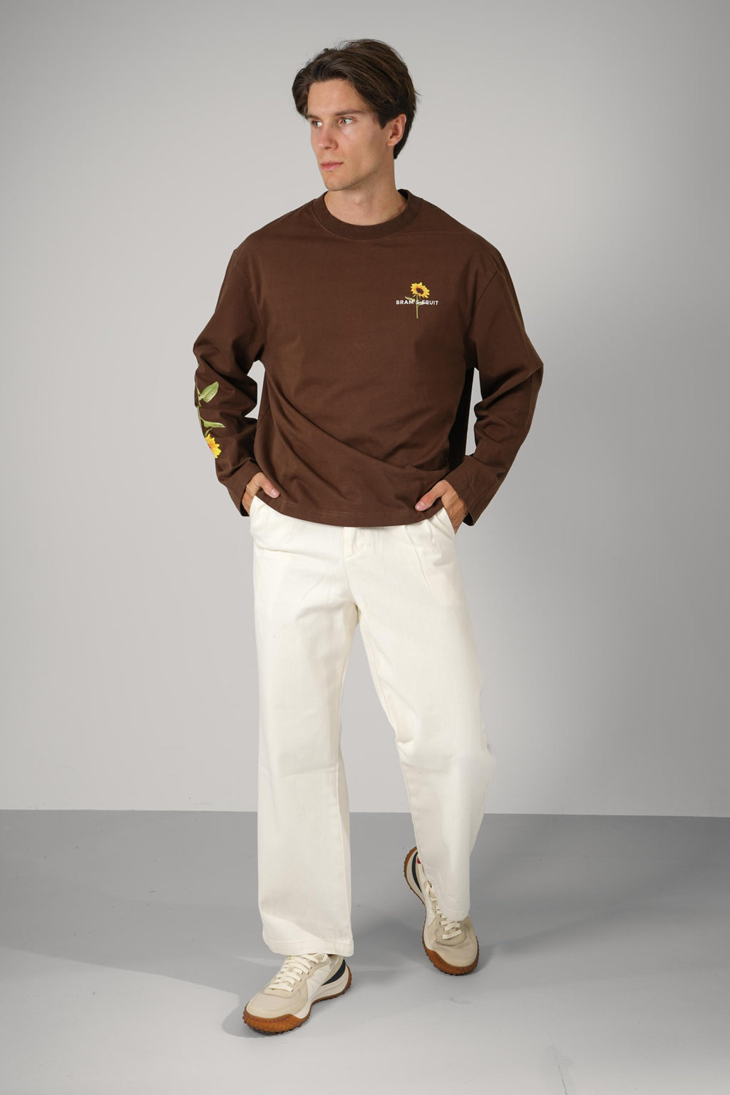 Bram's Fruit Sunflower Longsleeve – Brown
