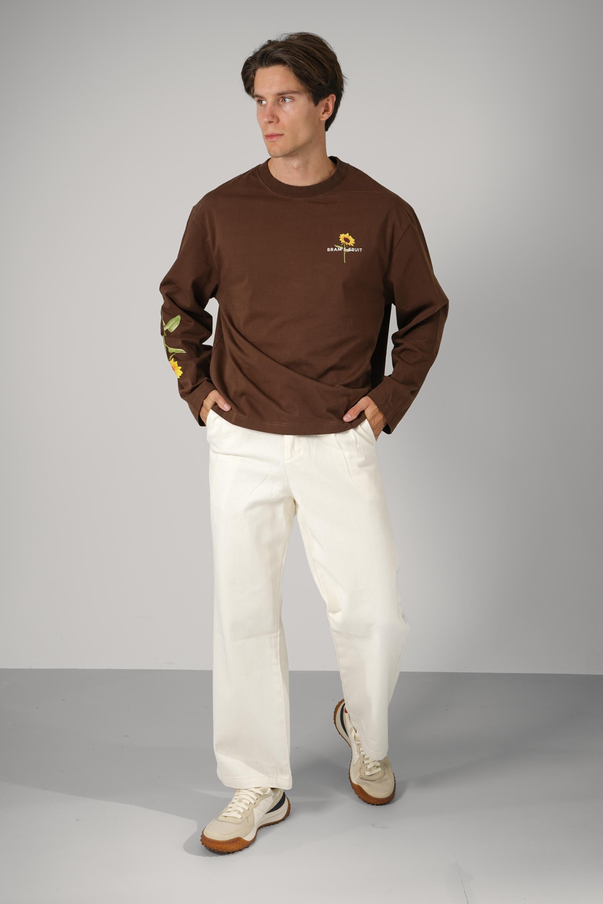 Bram's Fruit Sunflower Longsleeve – Brown