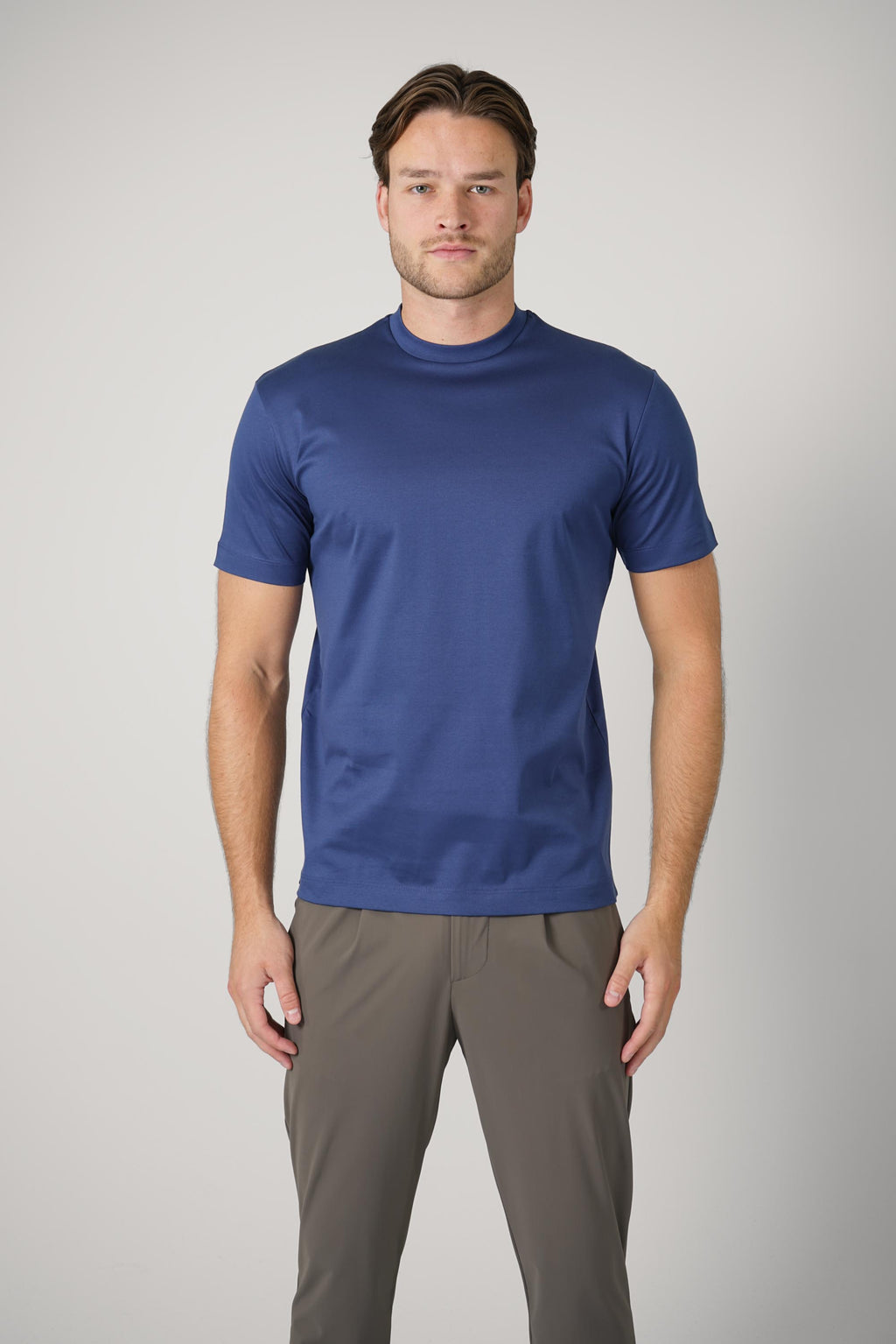 Interlock Supima T-Shirt – Blue Whale