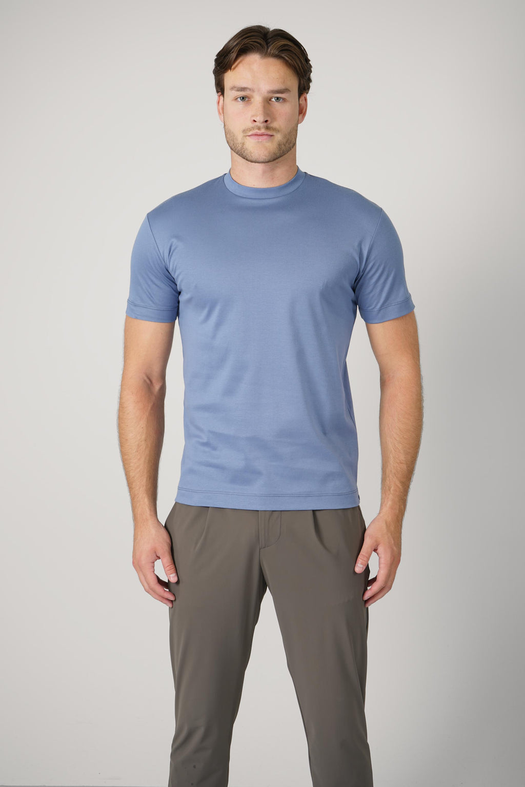 Interlock Supima T-Shirt – Slate