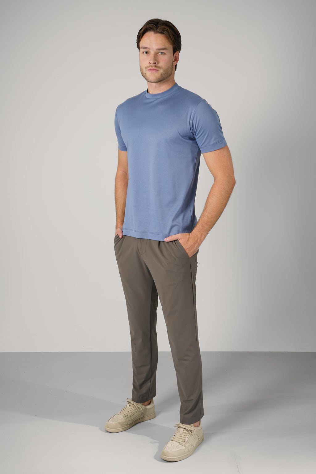 Interlock Supima T-Shirt – Slate