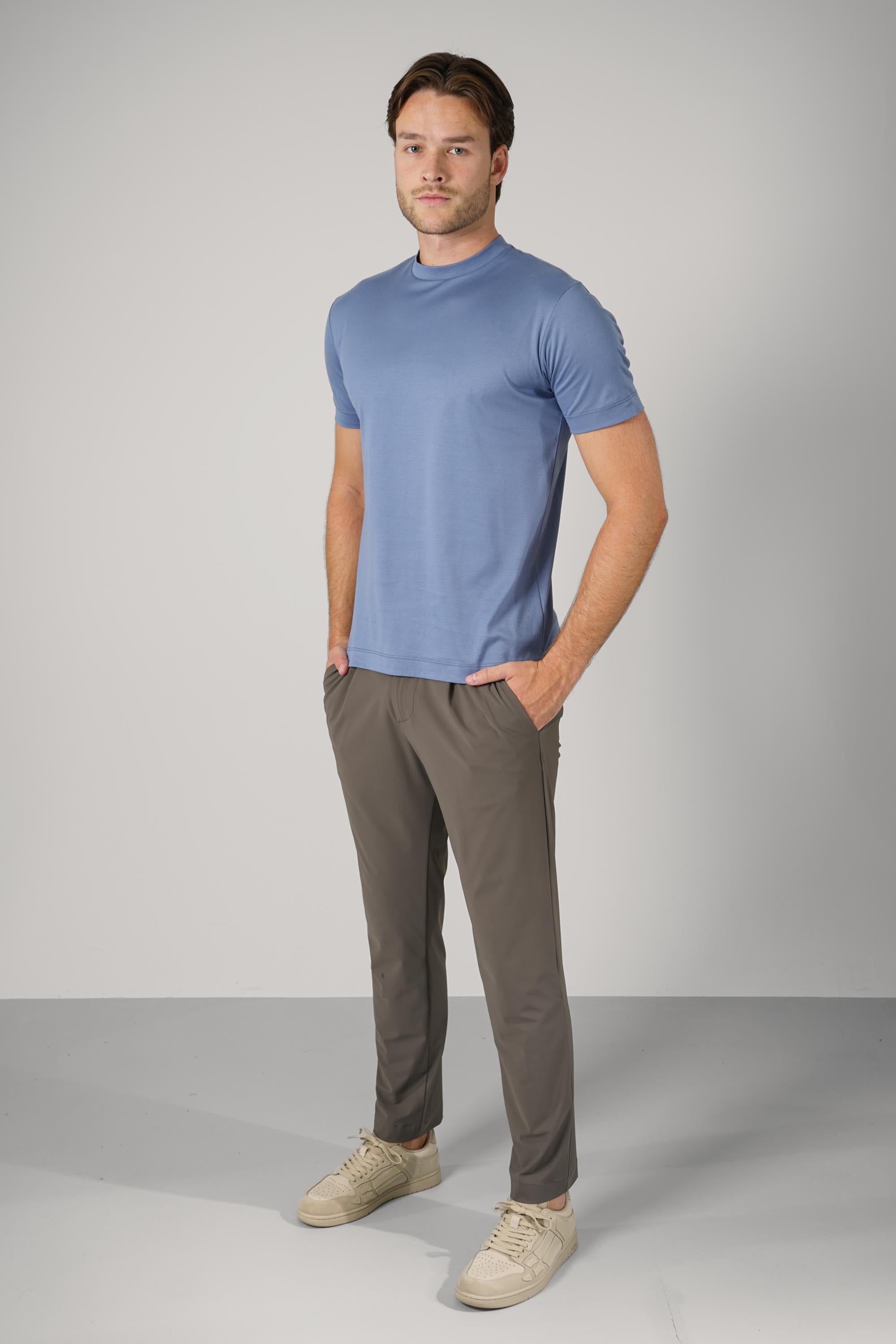 Interlock Supima T-Shirt – Slate