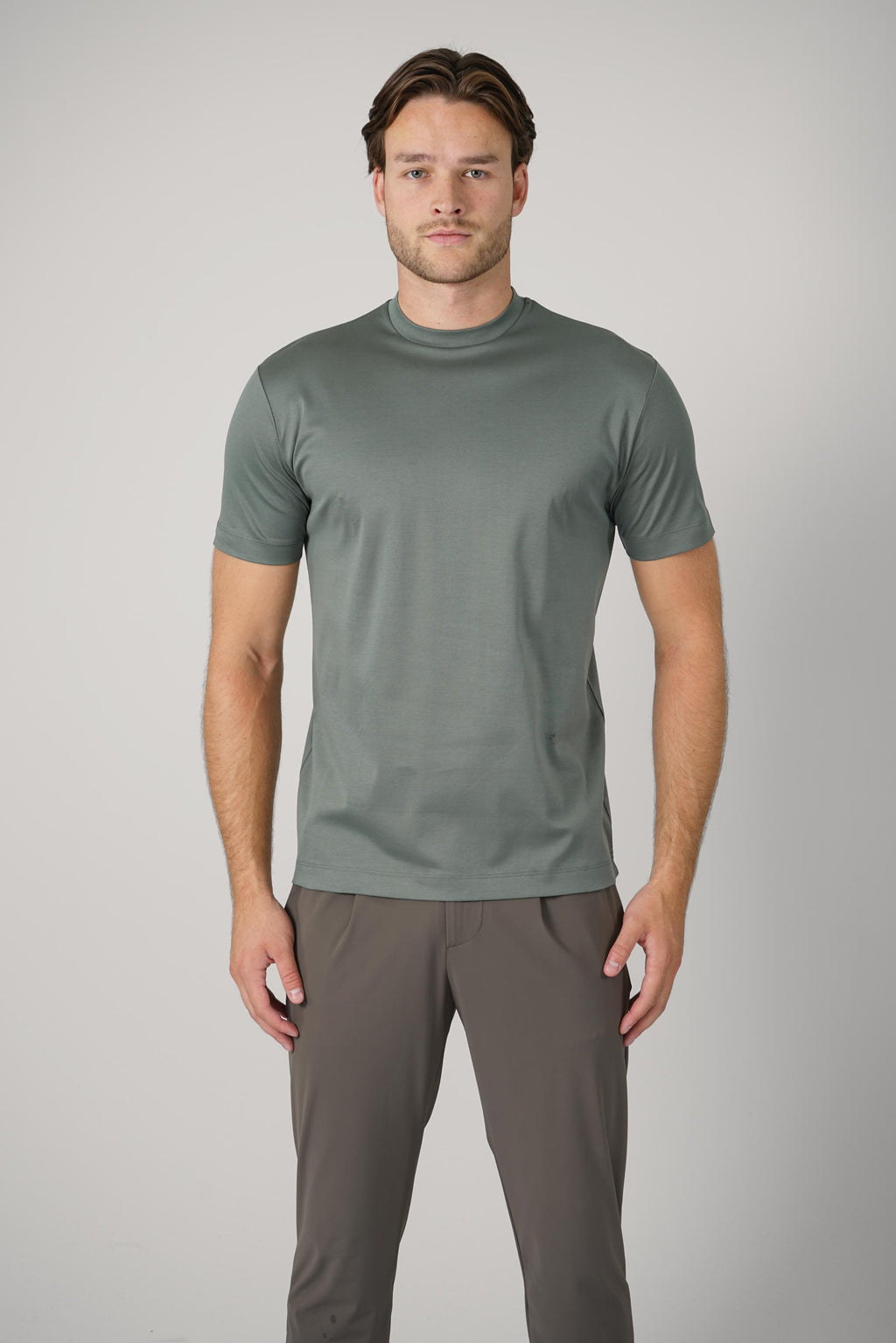 Interlock Supima T-Shirt – Olive