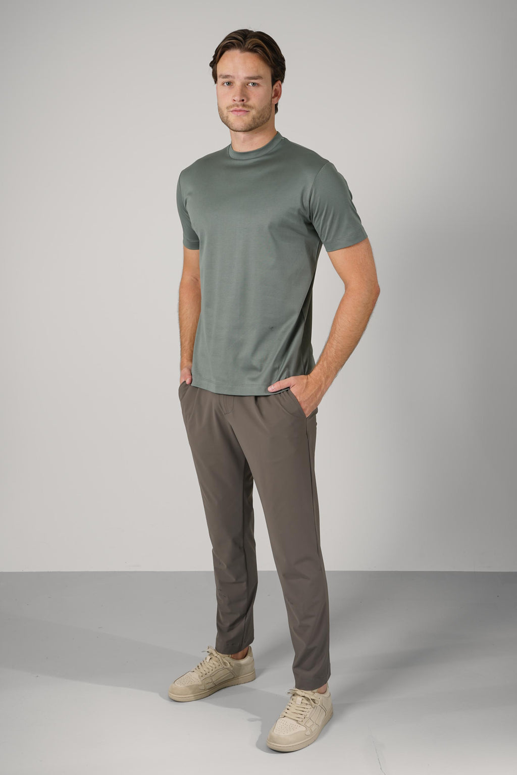 Interlock Supima T-Shirt – Olive