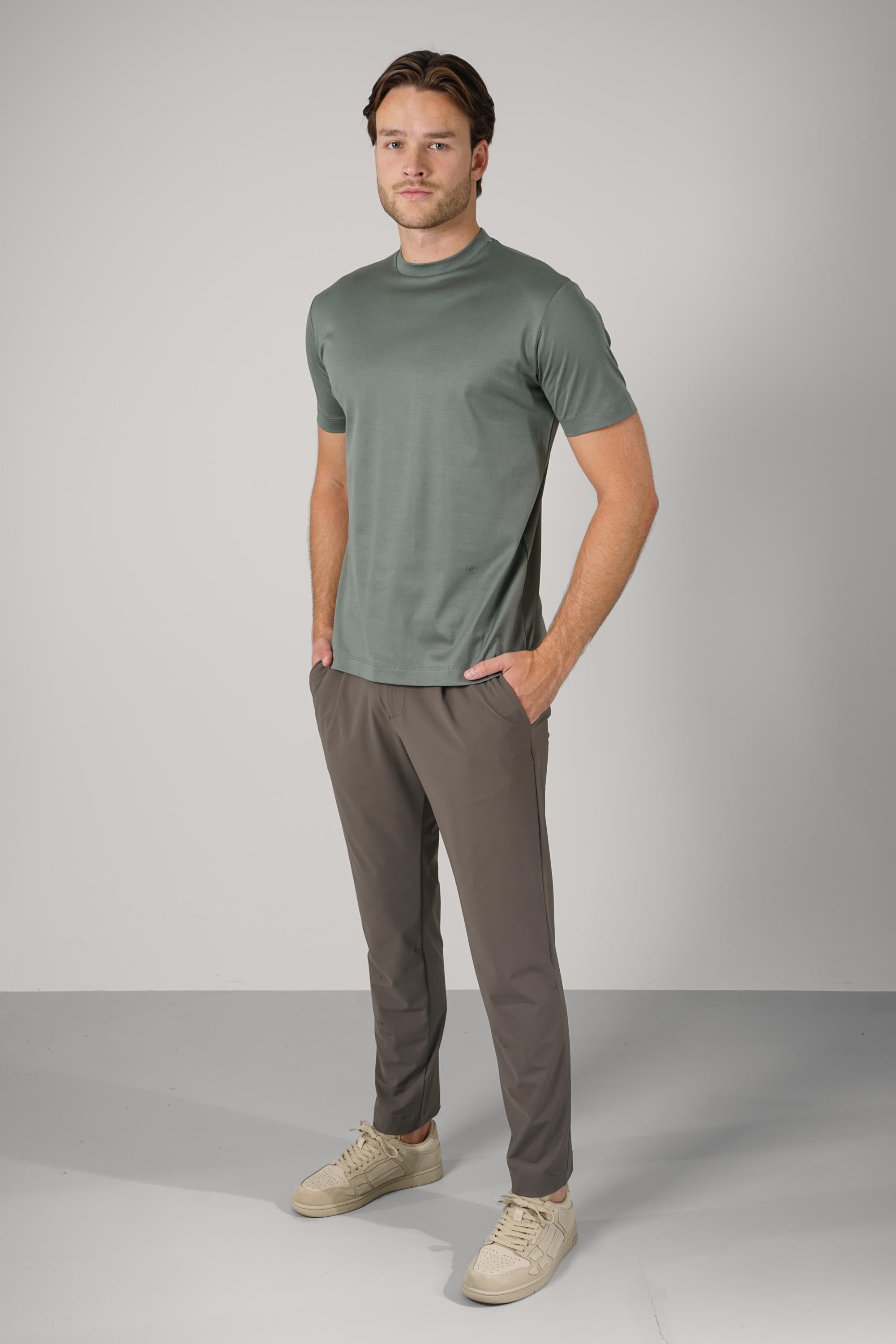 Interlock Supima T-Shirt – Olive