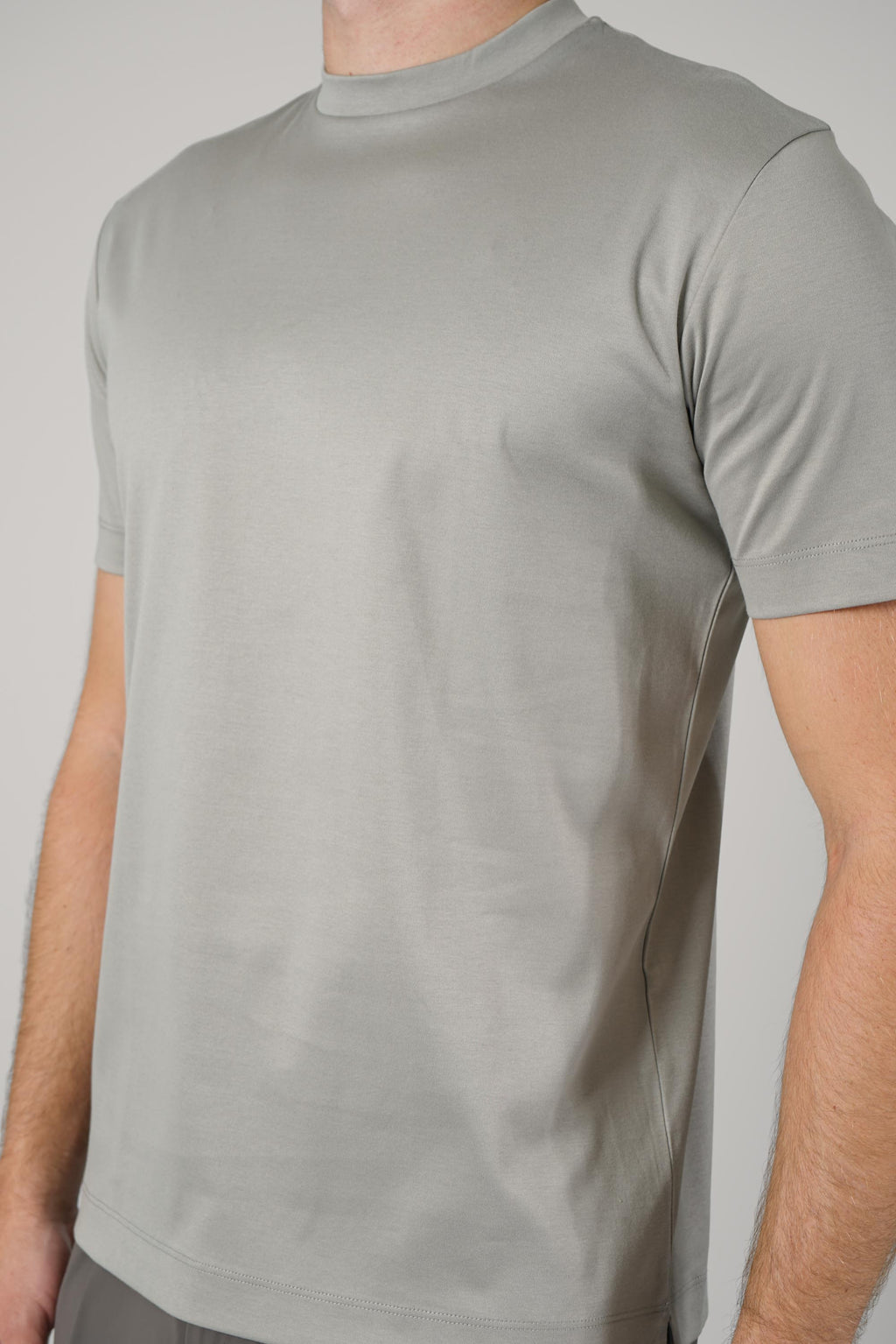 Interlock Supima T-Shirt – Granite