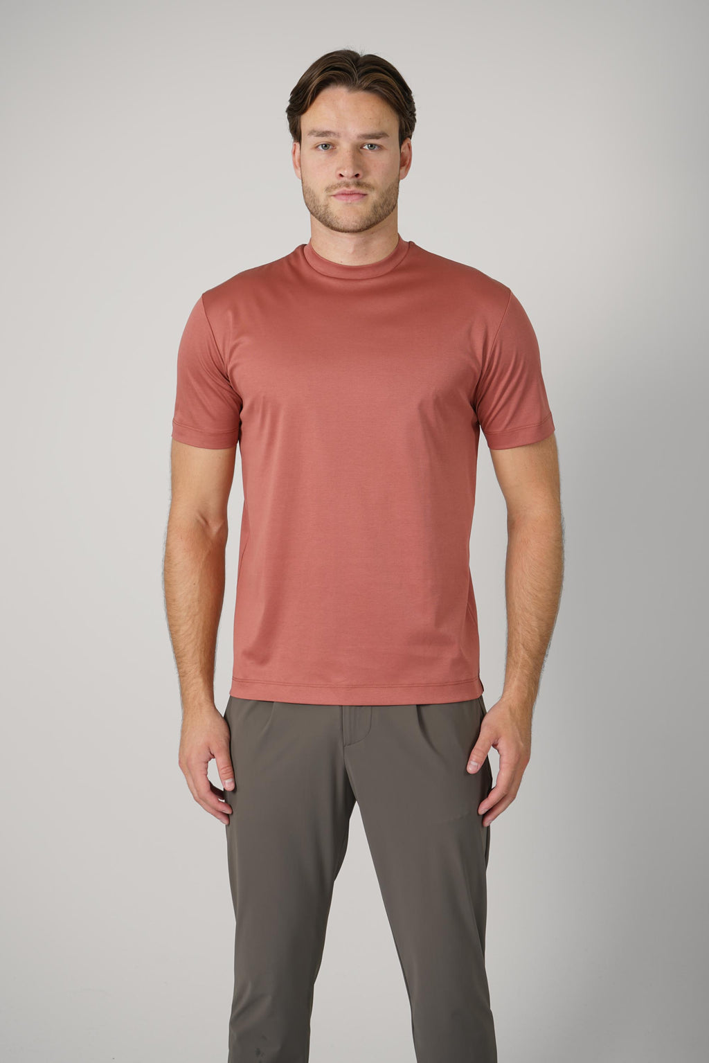Interlock Supima T-Shirt – Rose Vale
