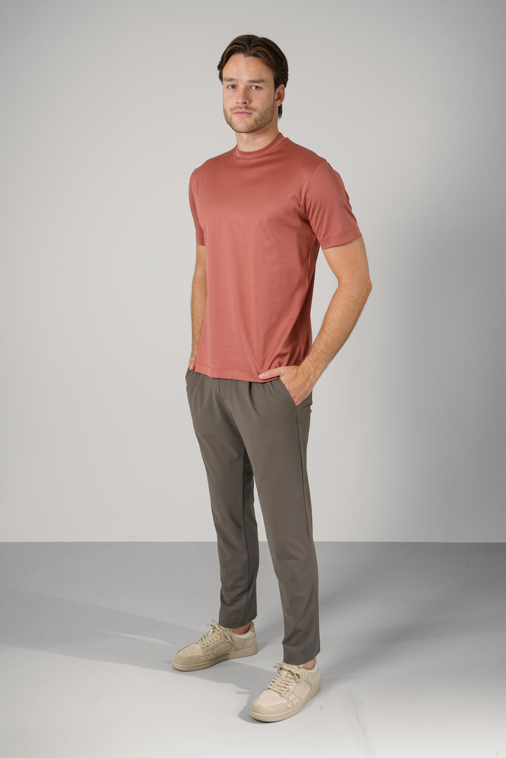 Interlock Supima T-Shirt – Rose Vale