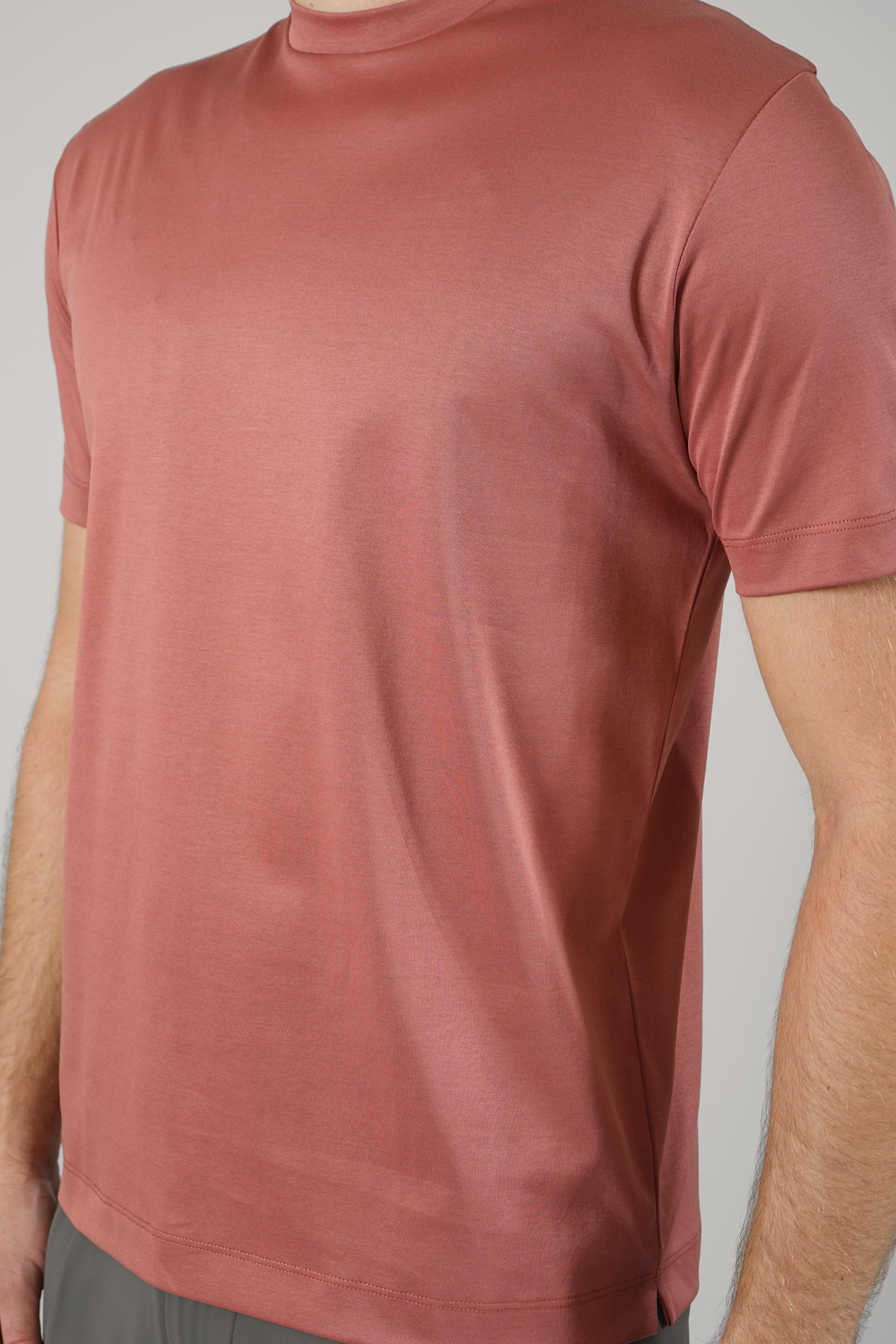 Interlock Supima T-Shirt – Rose Vale