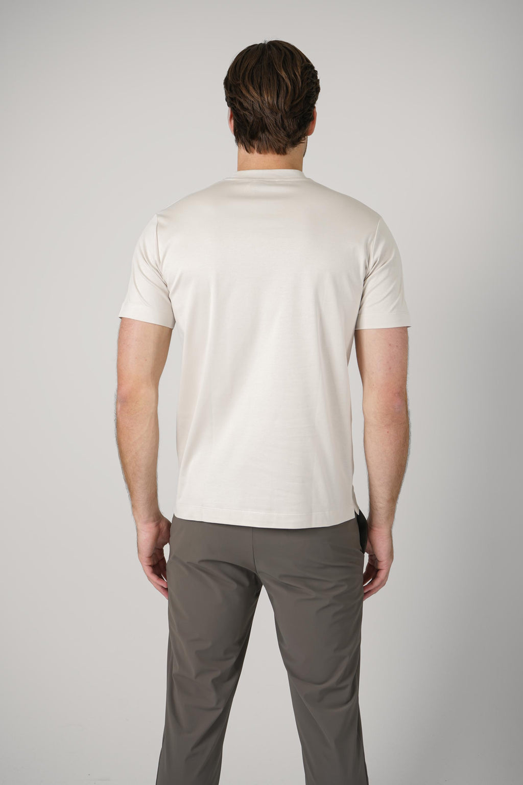 Valenza Slim Fit  Supima T-Shirt Pearl Grey