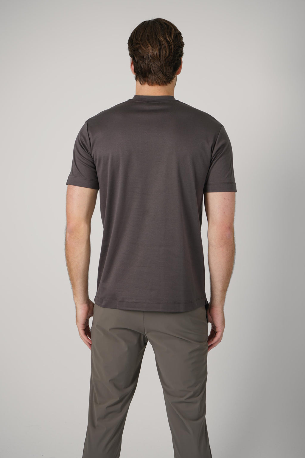 Interlock Supima T-Shirt – Asphalt