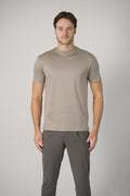 Valenza Slim Fit Supima T-Shirt Lead Grey