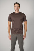Valenza Slim Fit Supima T-Shirt Ebony Brown