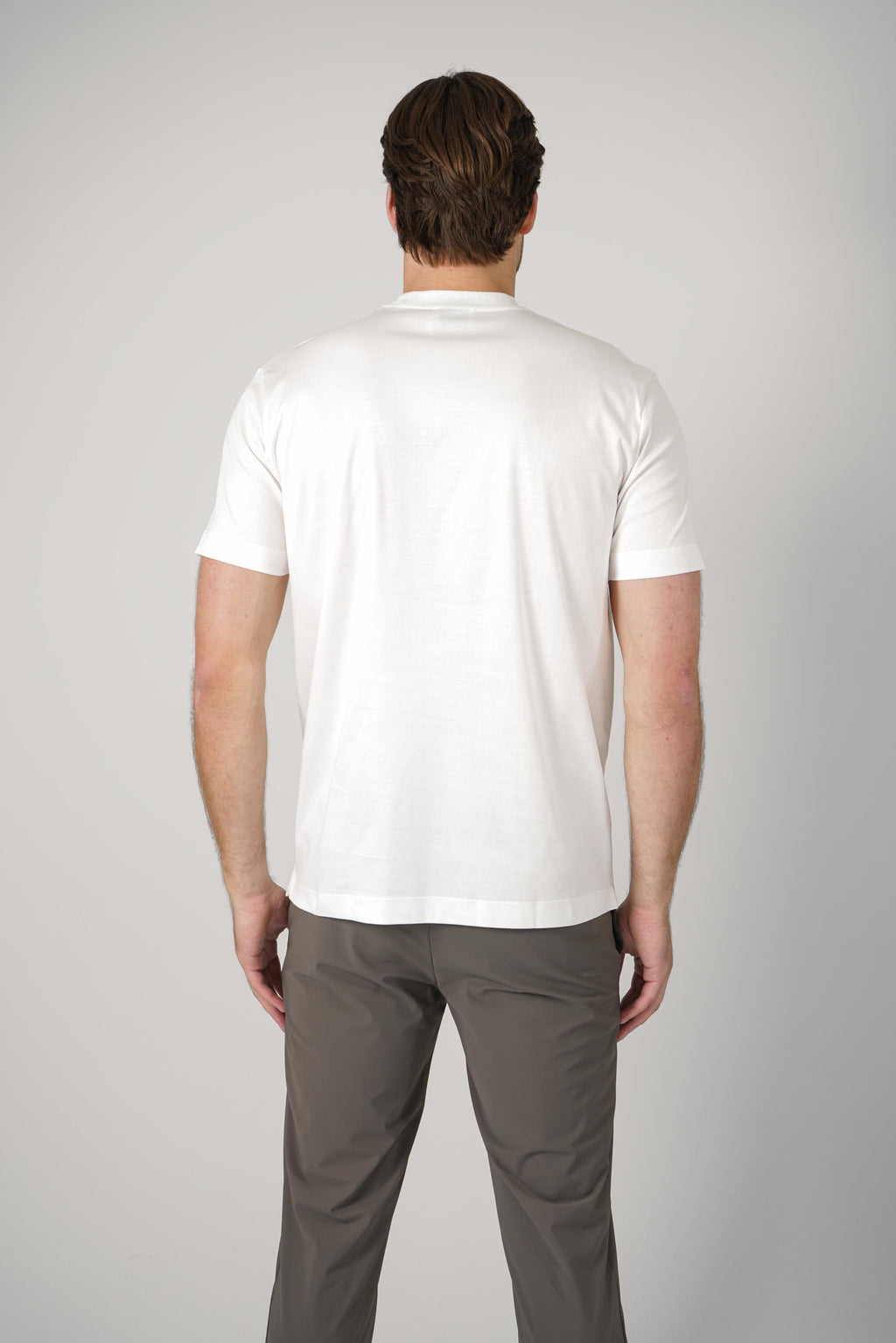 Valenza Slim Fit Supima T-Shirt Off-White