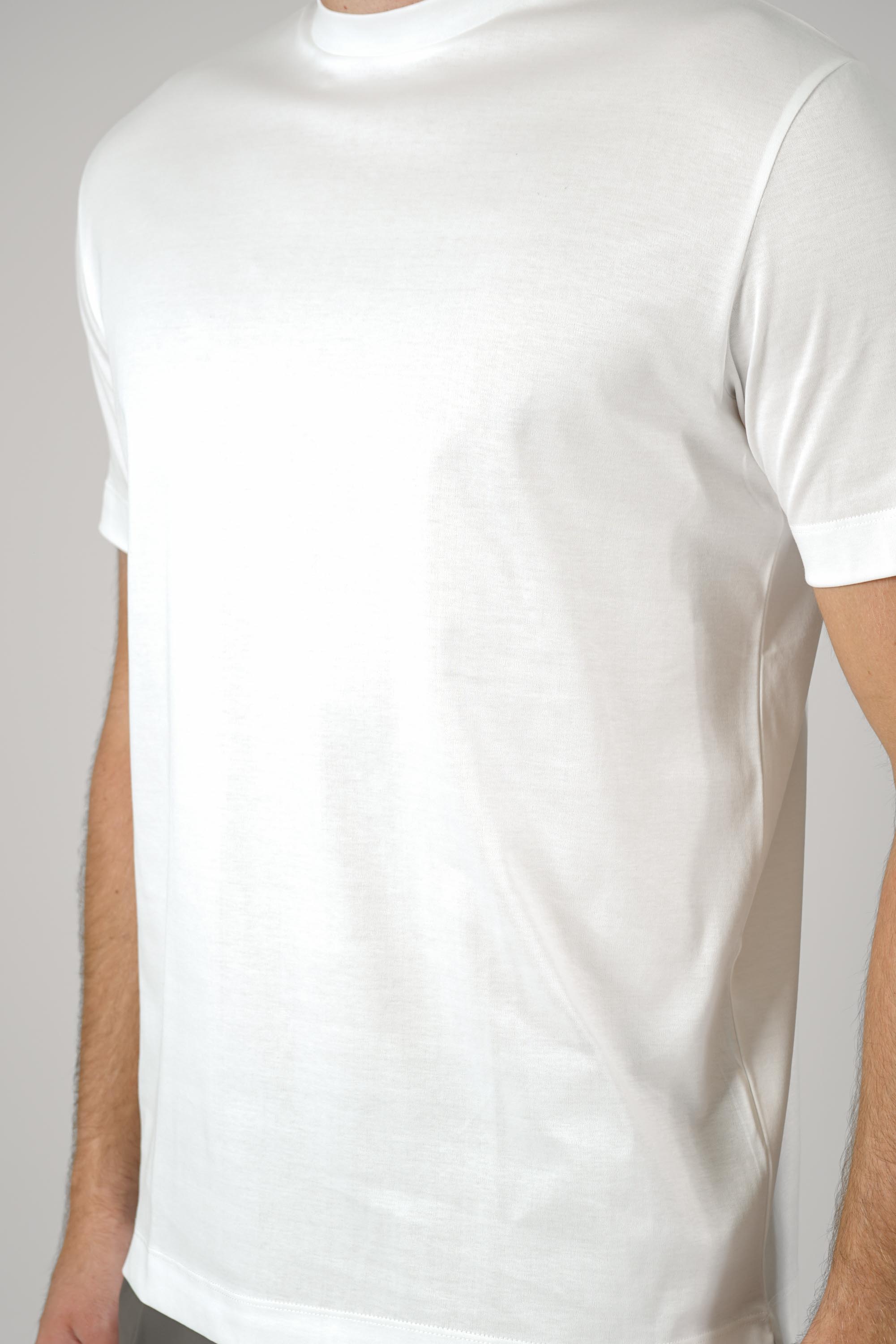 Valenza Slim Fit Supima T-Shirt Off-White