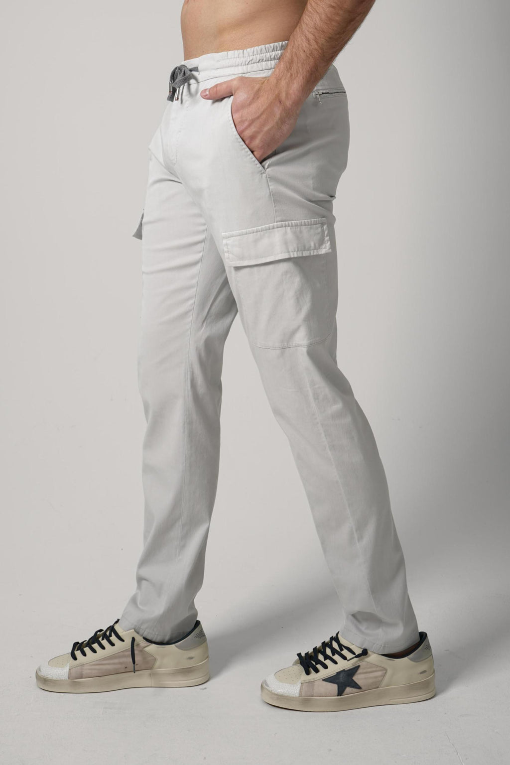 15 Marco Pescarolo Tor Trousers Grey