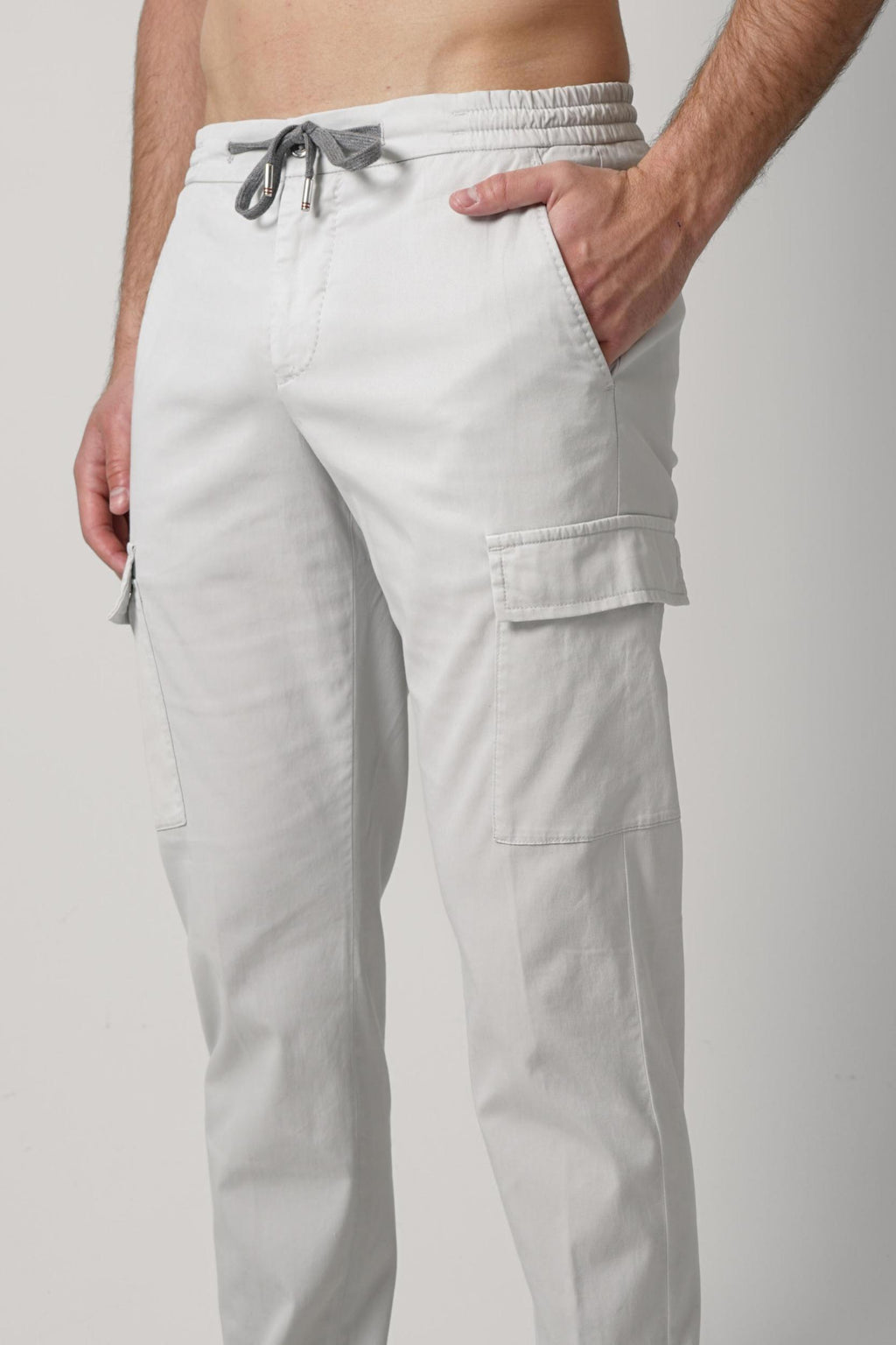 15 Marco Pescarolo Tor Trousers Grey