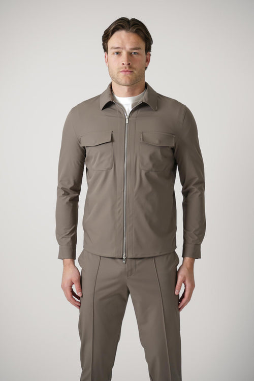 15 Marco Pescarolo Urus Jacket Taupe