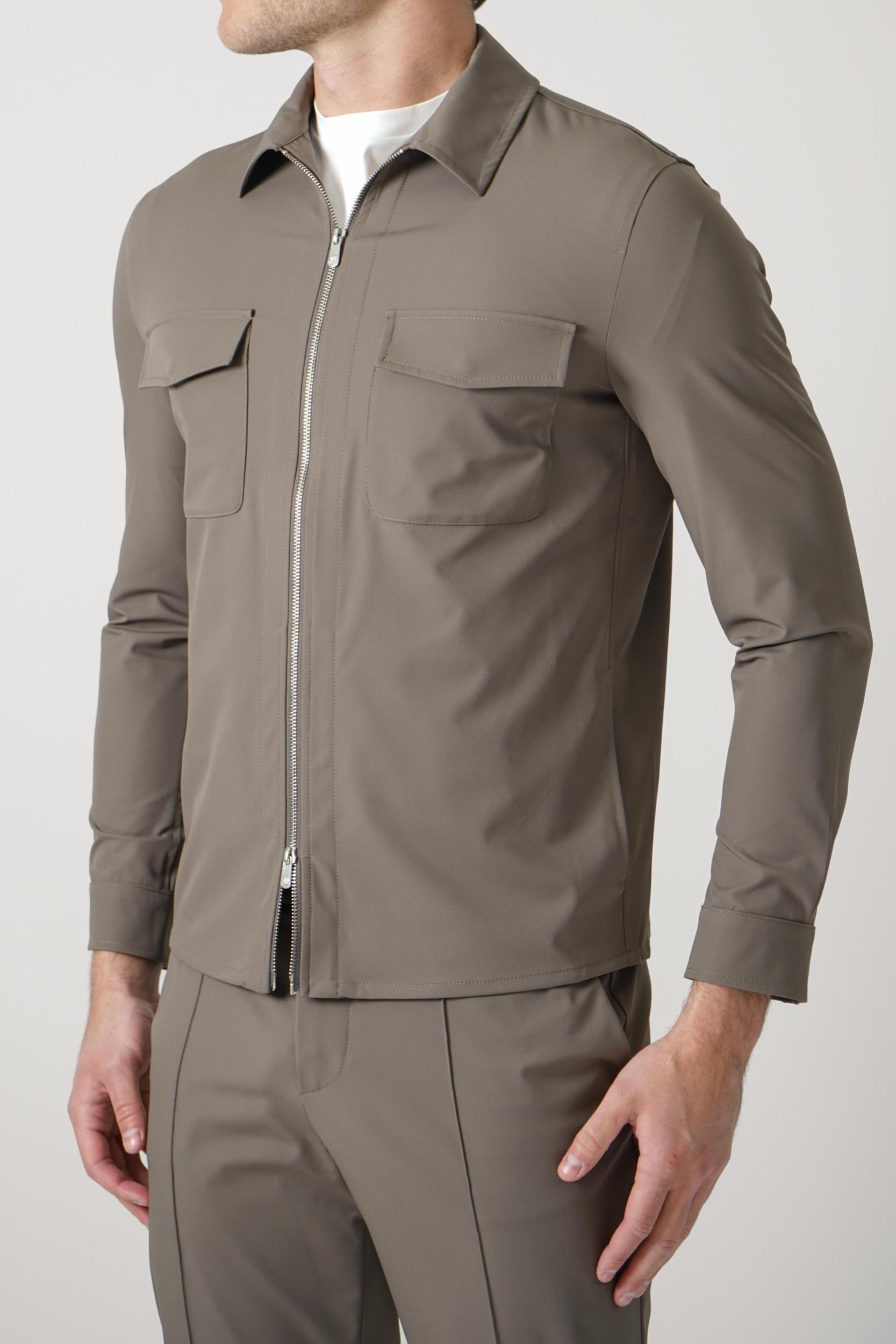 15 Marco Pescarolo Urus Jacket Taupe