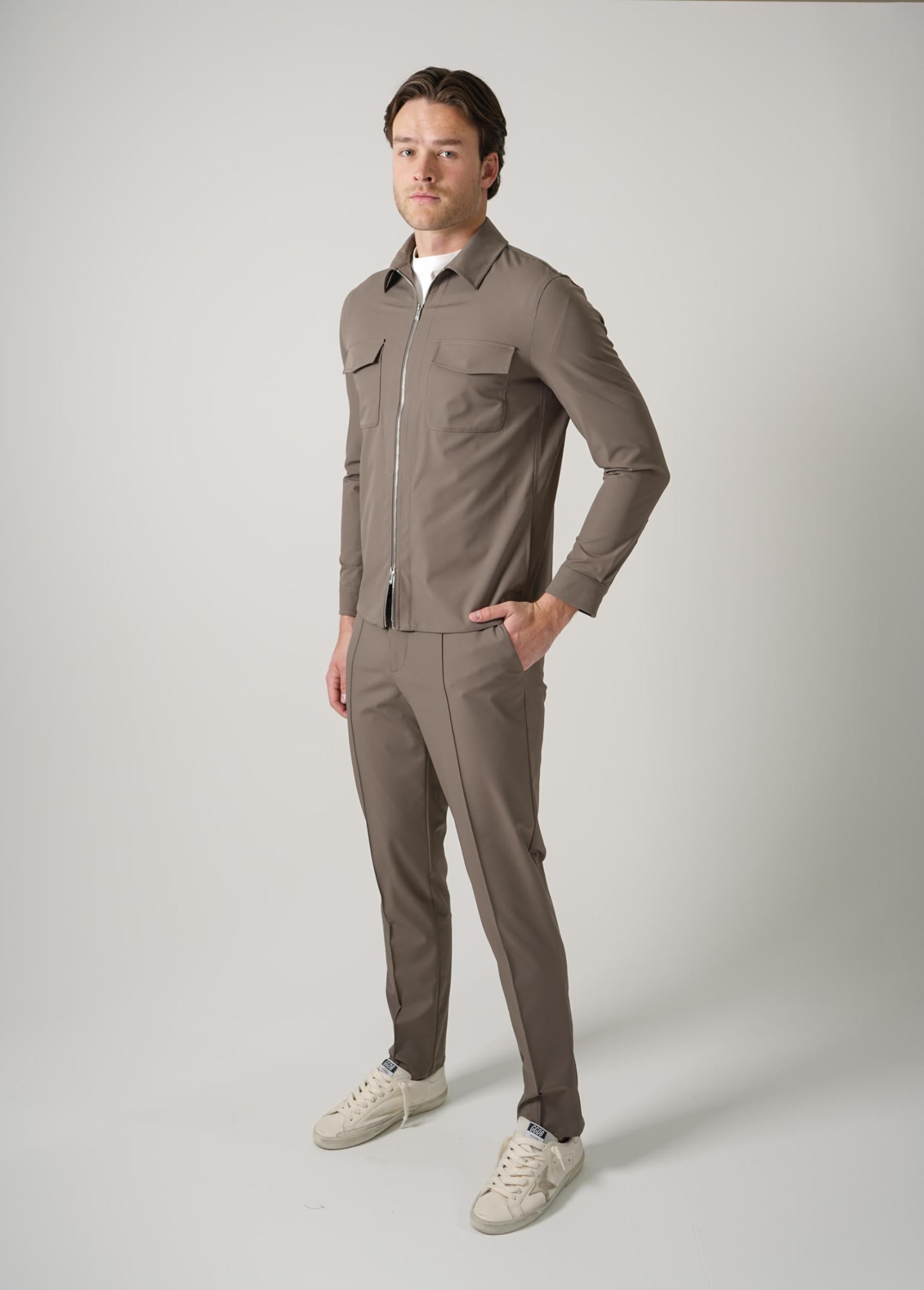 15 Marco Pescarolo Urus Jacket Taupe