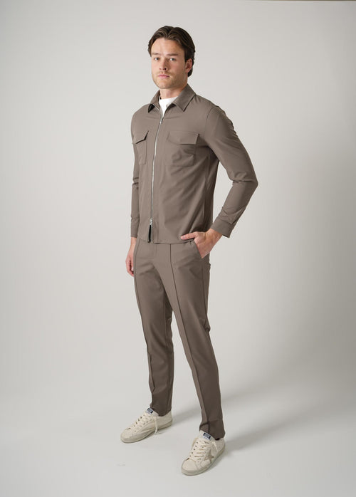 15 Marco Pescarolo Urus Jacket Taupe