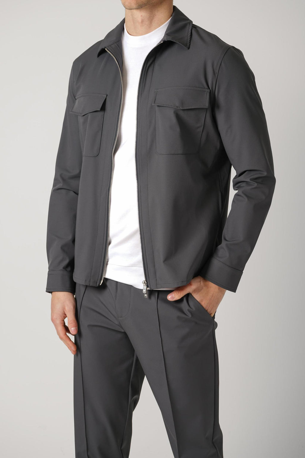 16 Marco Pescarolo Urus Jacket Grey