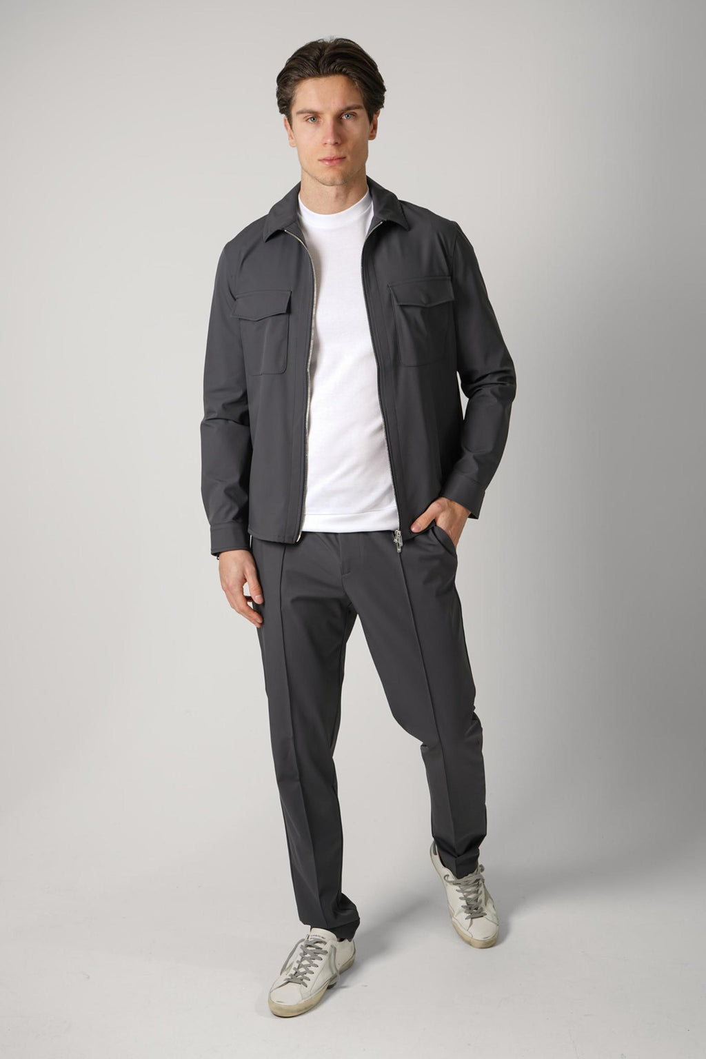 16 Marco Pescarolo Urus Jacket Grey