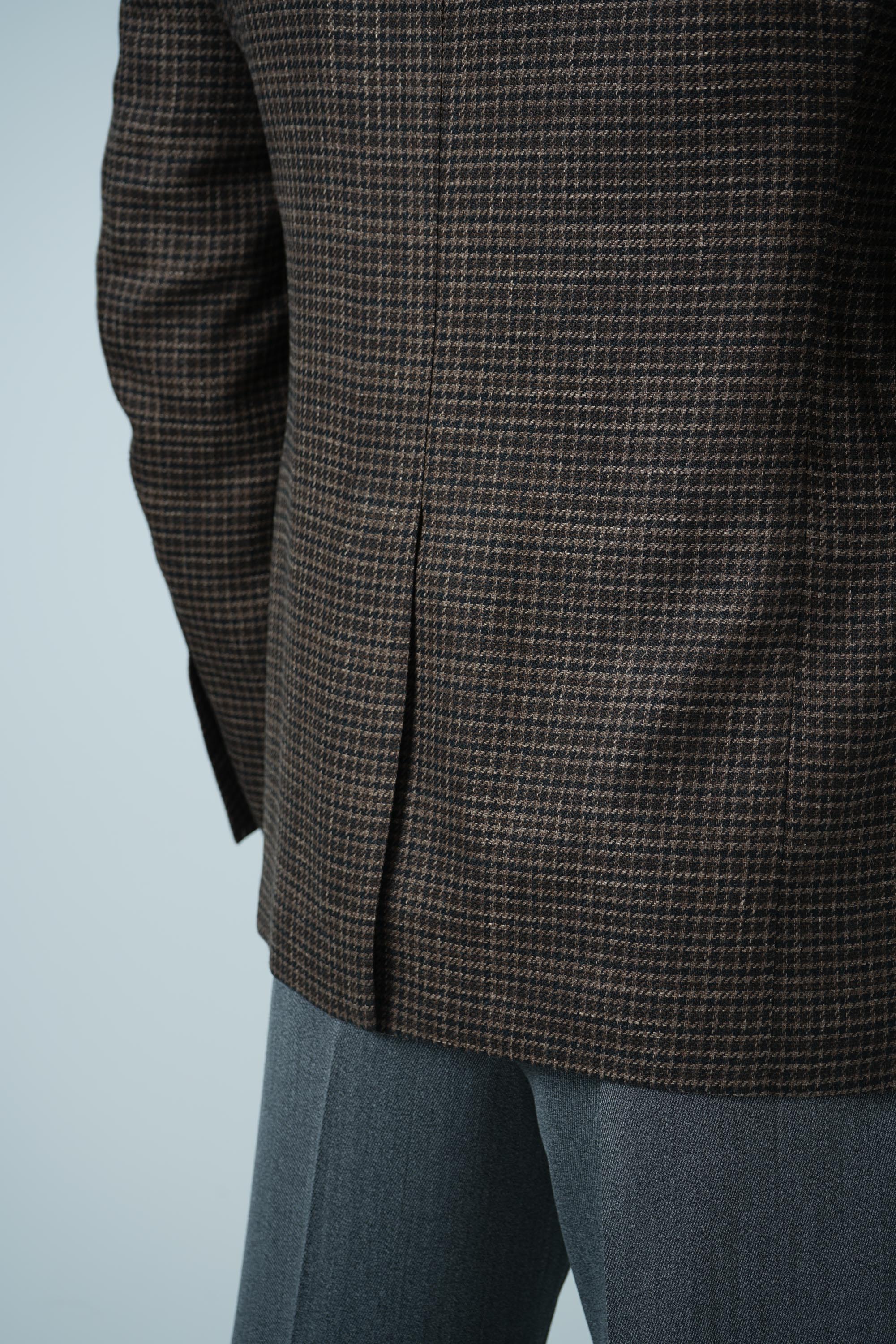 Irregular Damier Shelton SB Jacket – Black&Brown