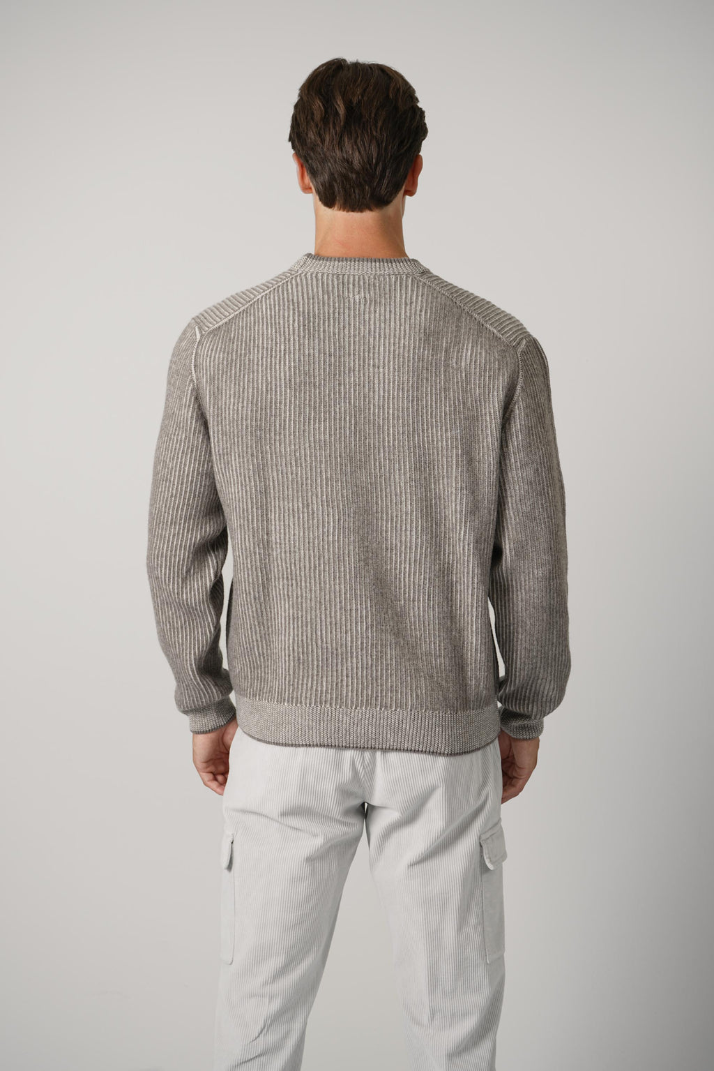 Cashmere Wool Blend Crewneck – 509