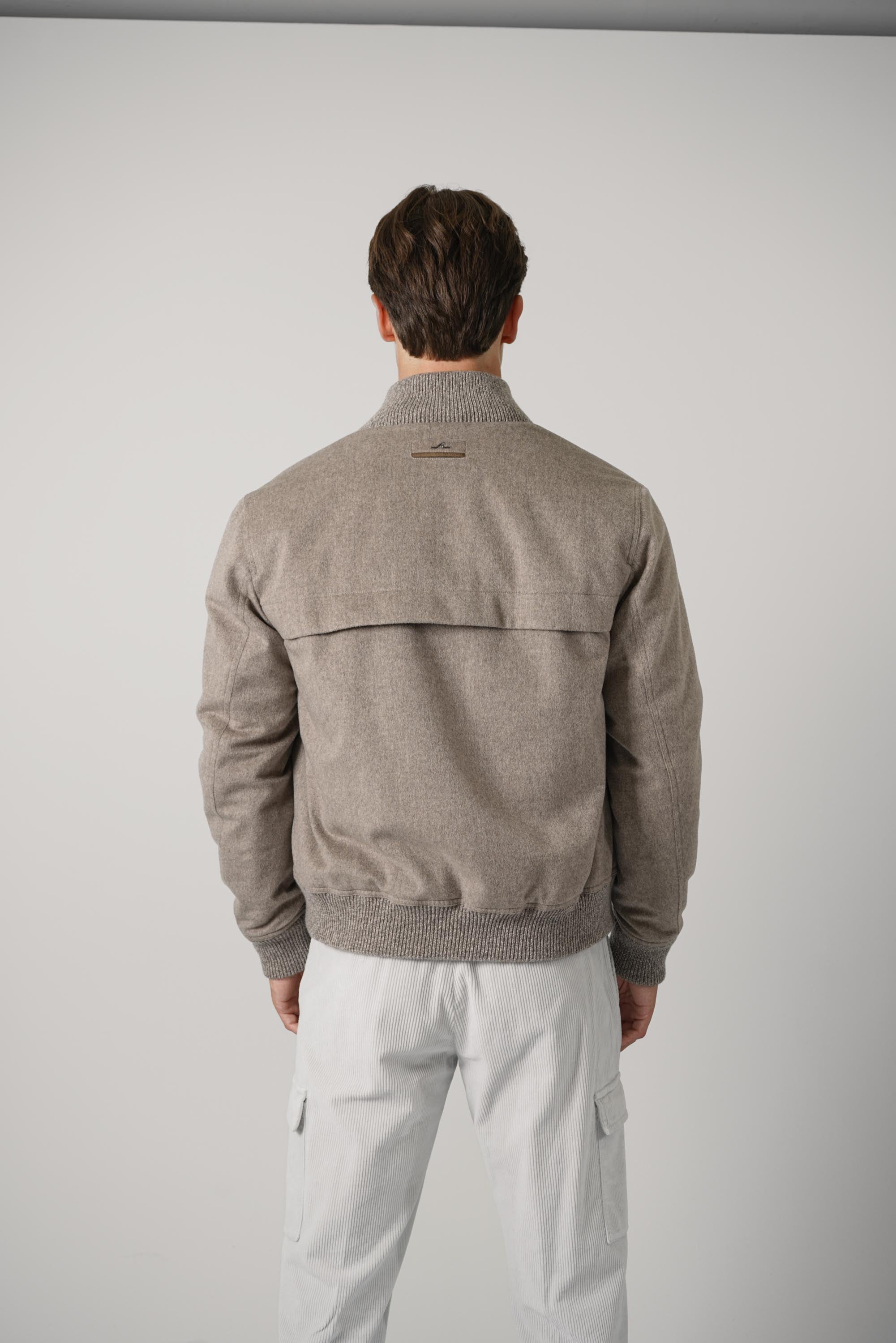 Paolo Blouson In Loro Piana Green Storm System – 090