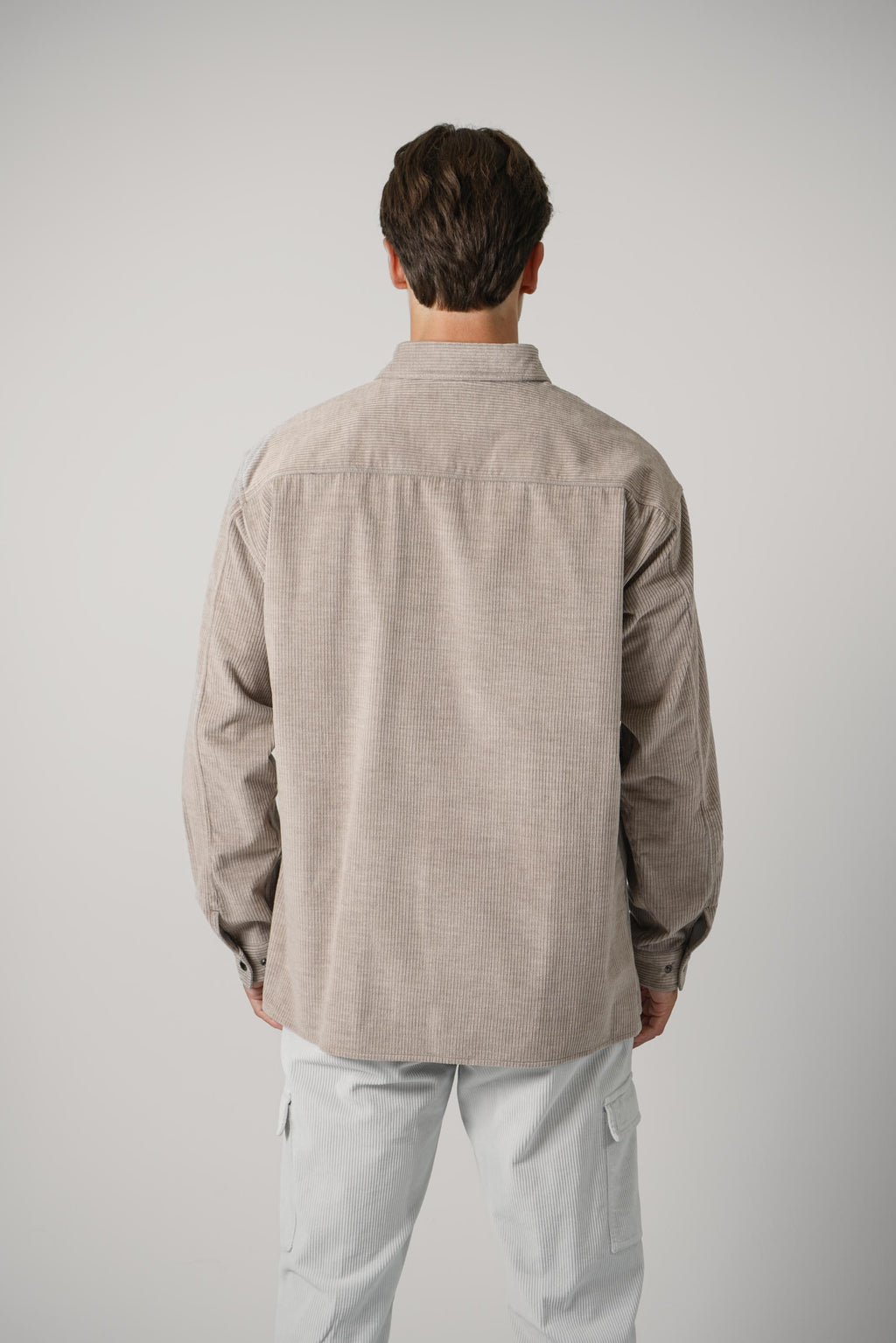 Overshirt In Cashmere Cotton Corduroy – 033