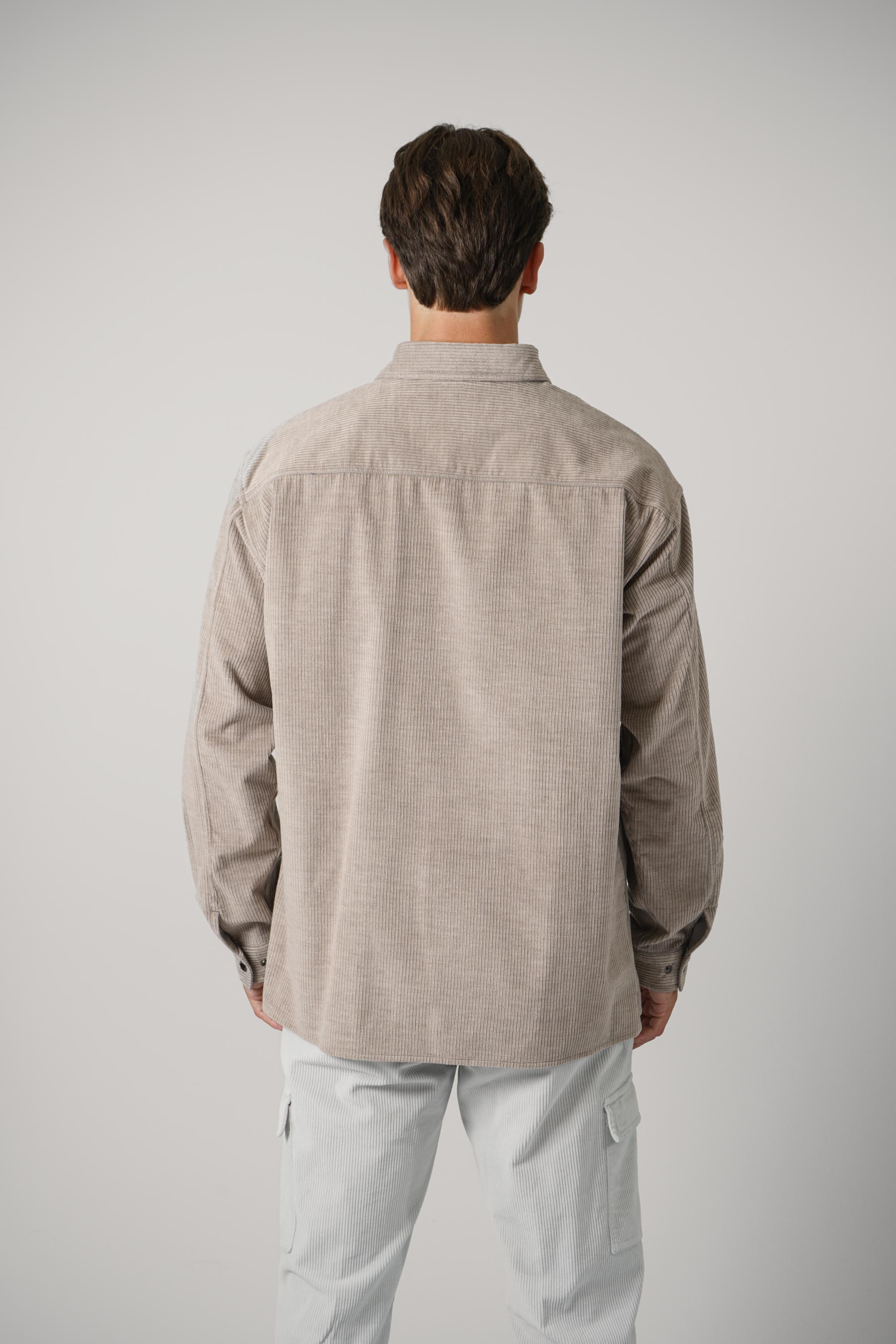 Overshirt In Cashmere Cotton Corduroy – 033