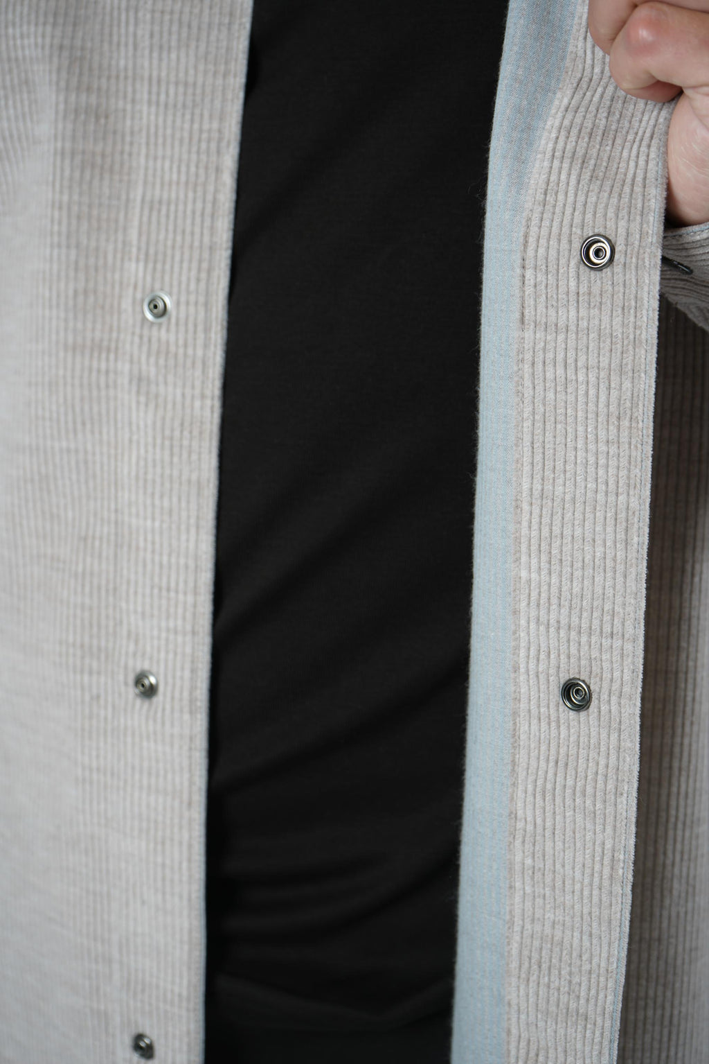 Overshirt In Cashmere Cotton Corduroy – 033
