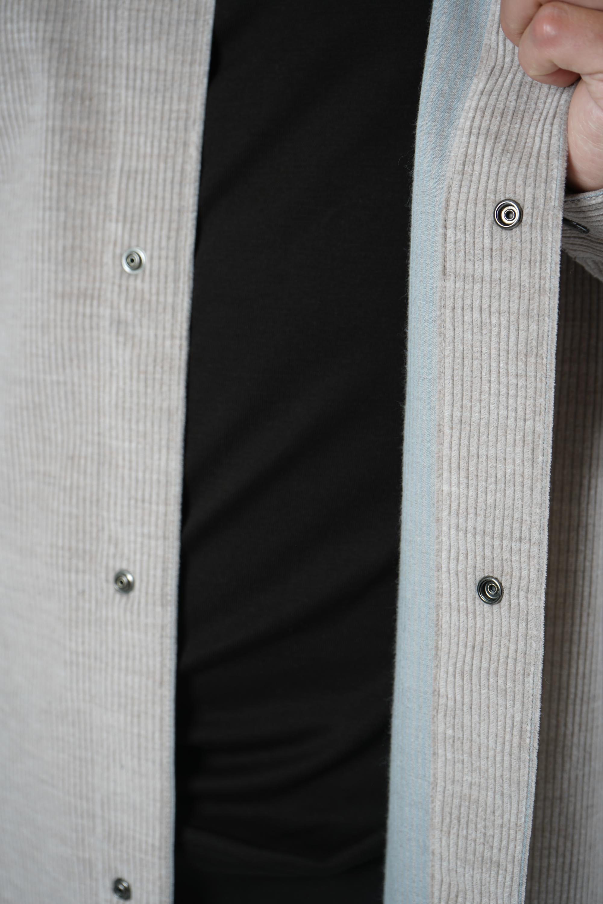 Overshirt In Cashmere Cotton Corduroy – 033