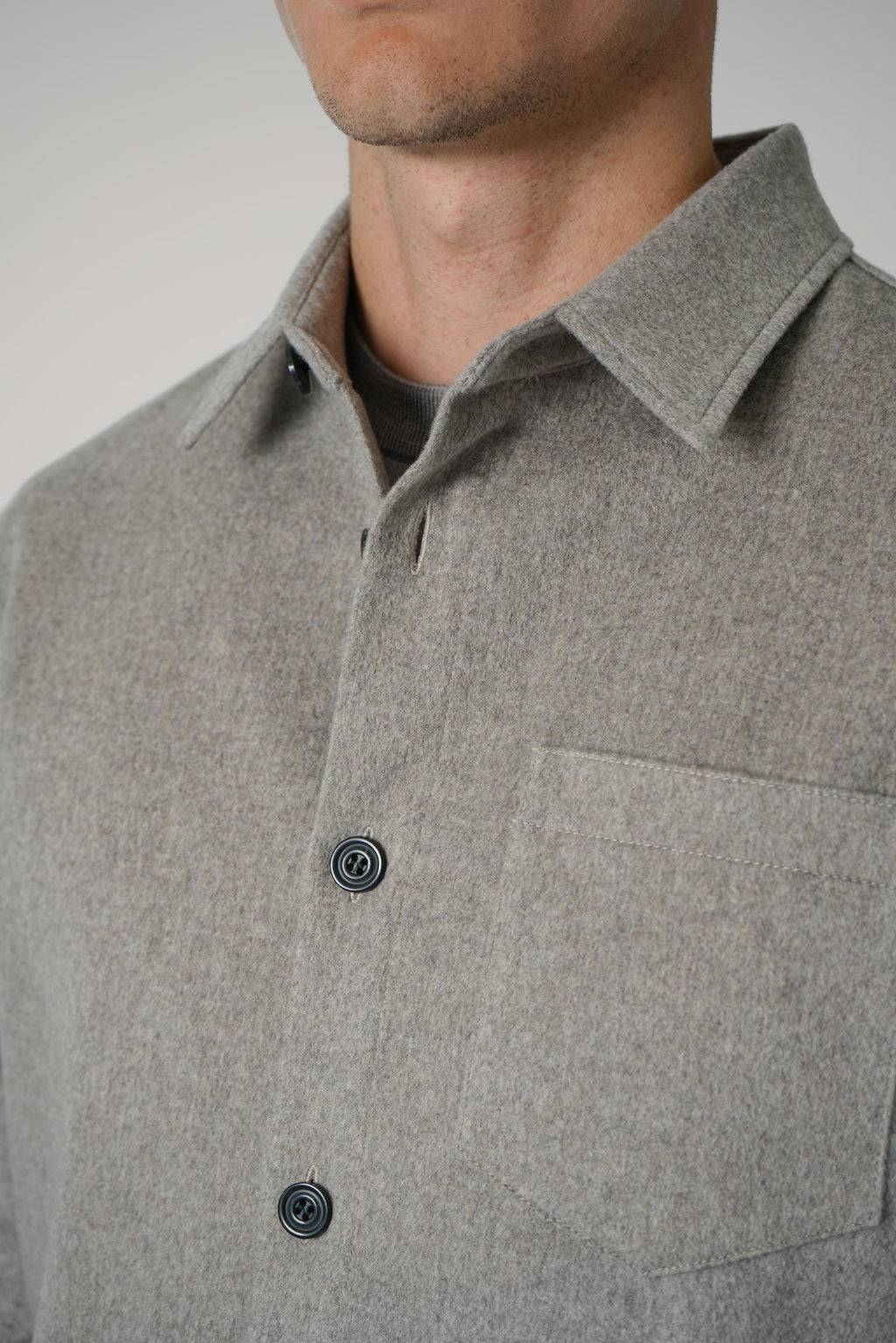 Overshirt With Cashmere Loro Piana – 090