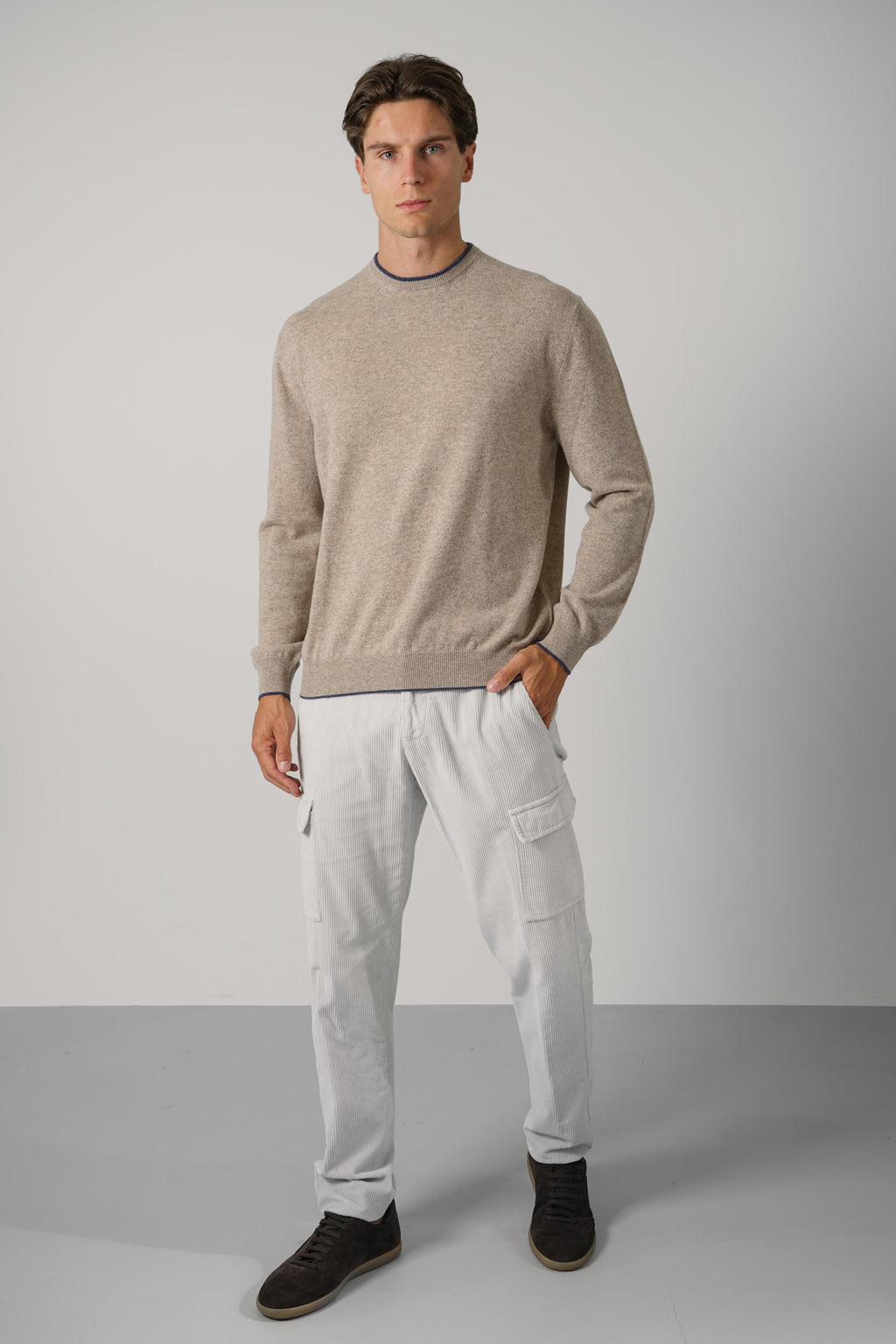 Pure Cashmere Crewneck – 545